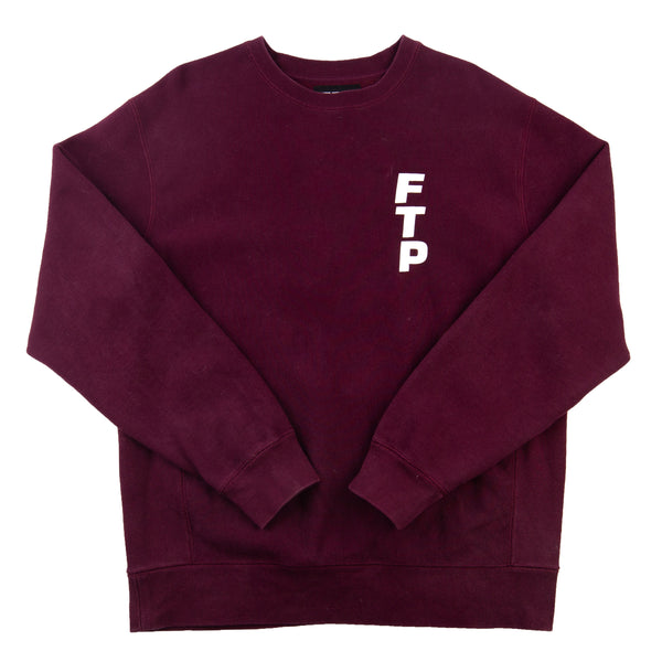 FTP Maroon Vertical Logo Crew PRE-OWNED