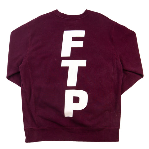 FTP Maroon Vertical Logo Crew PRE-OWNED