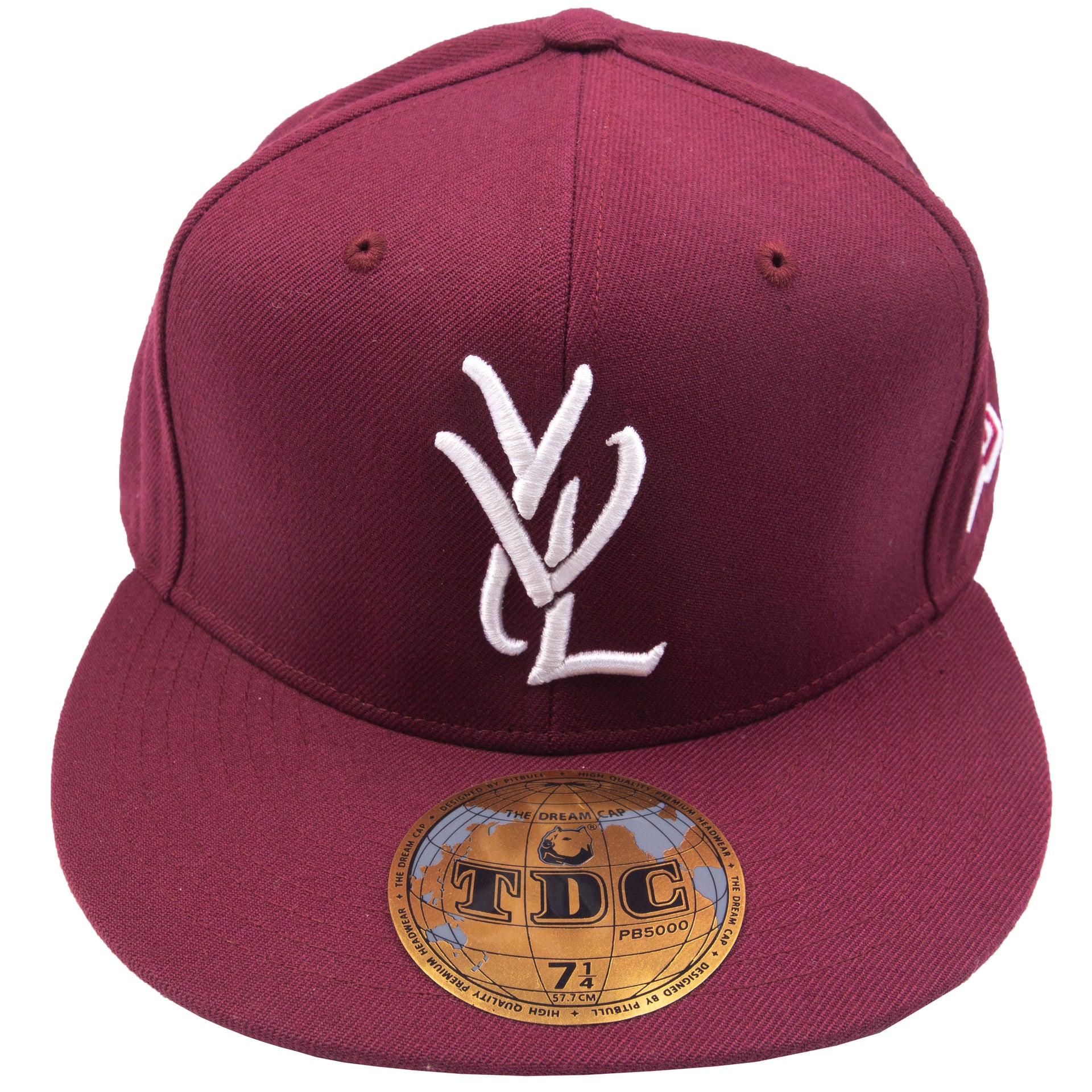 Playboi Carti Maroon YVL Fitted Hat