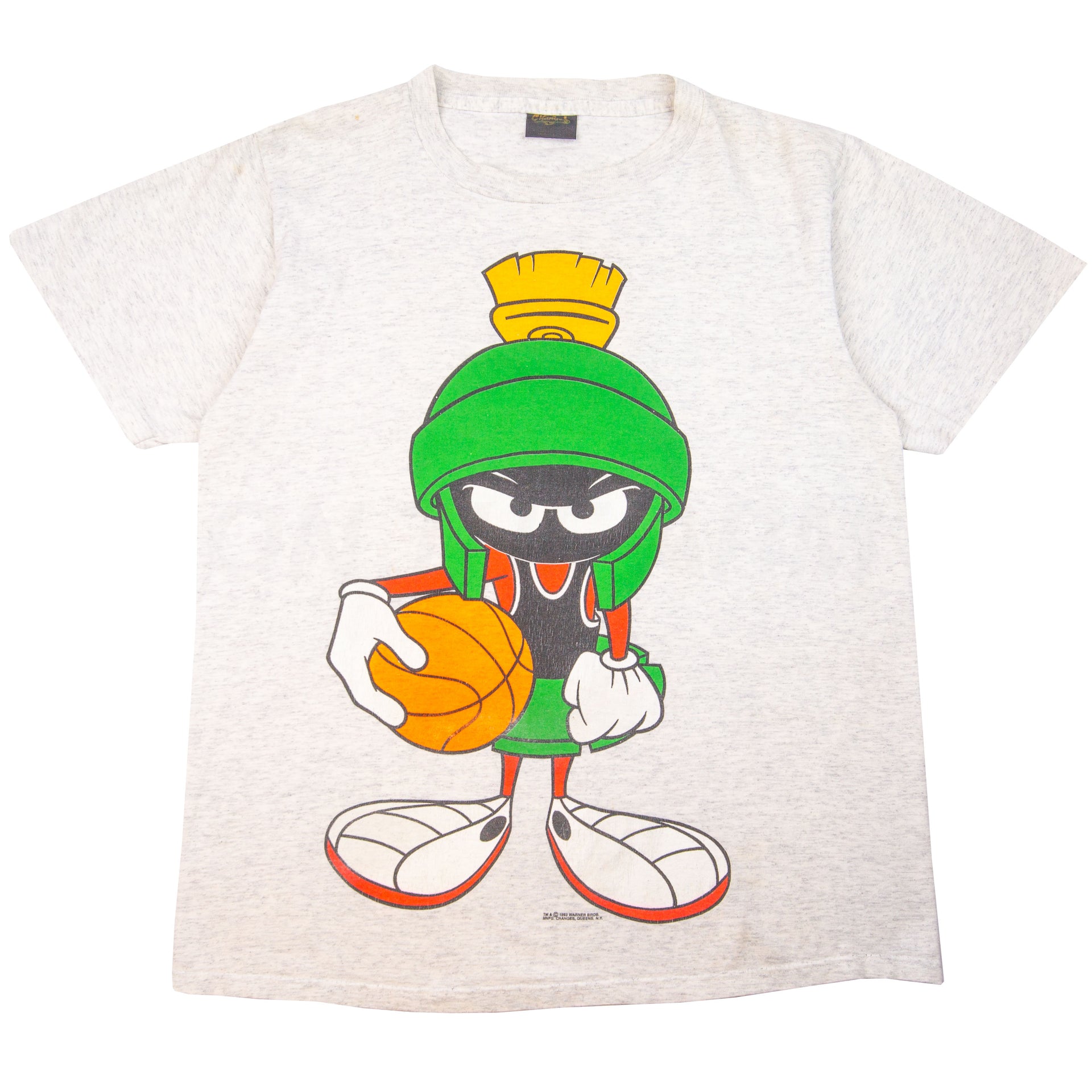 Vintage Grey Marvin the Martian Basketball Tee (1993)