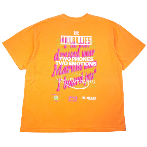 Martine Rose Orange Hillbillies Flog Gnaw Tee PRE-OWNED