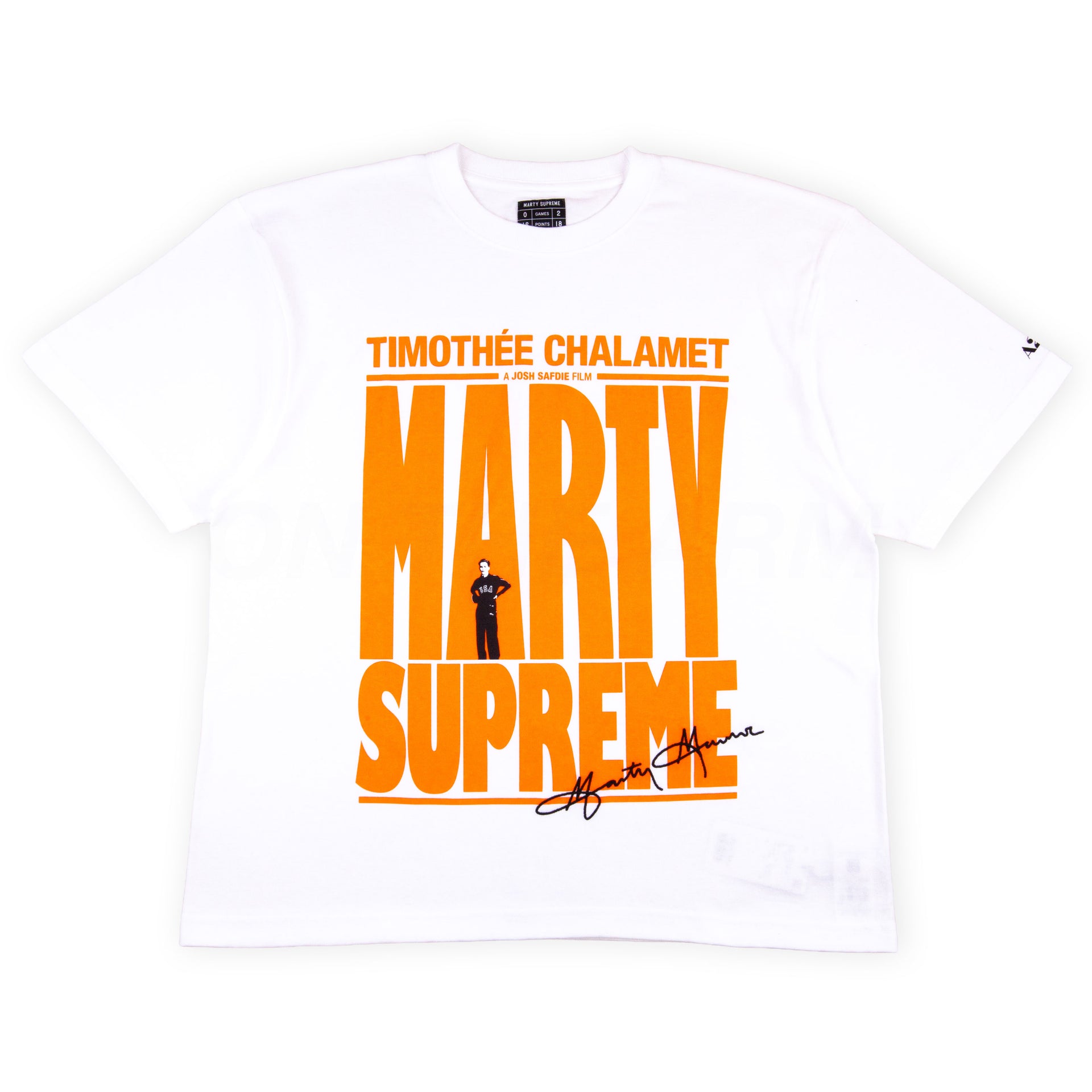 Marty Supreme White A24 Urban Research Signature Tee