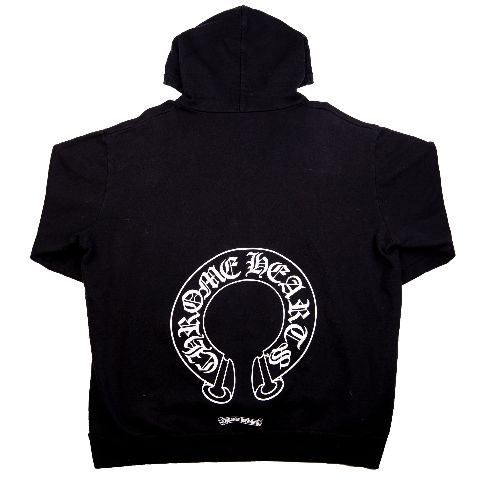 Chrome Hearts Black Matty Boy Lips Horseshoe Hoodie PRE-OWNED