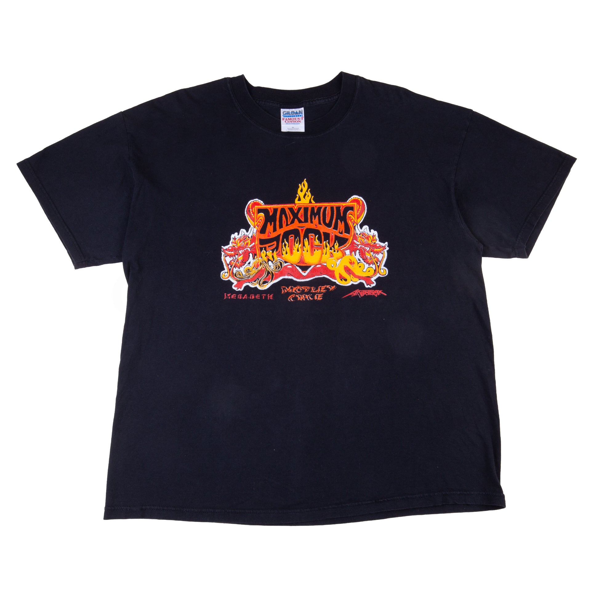 Vintage Black Motley Crue Maximum Rock Tour Tee (2000)