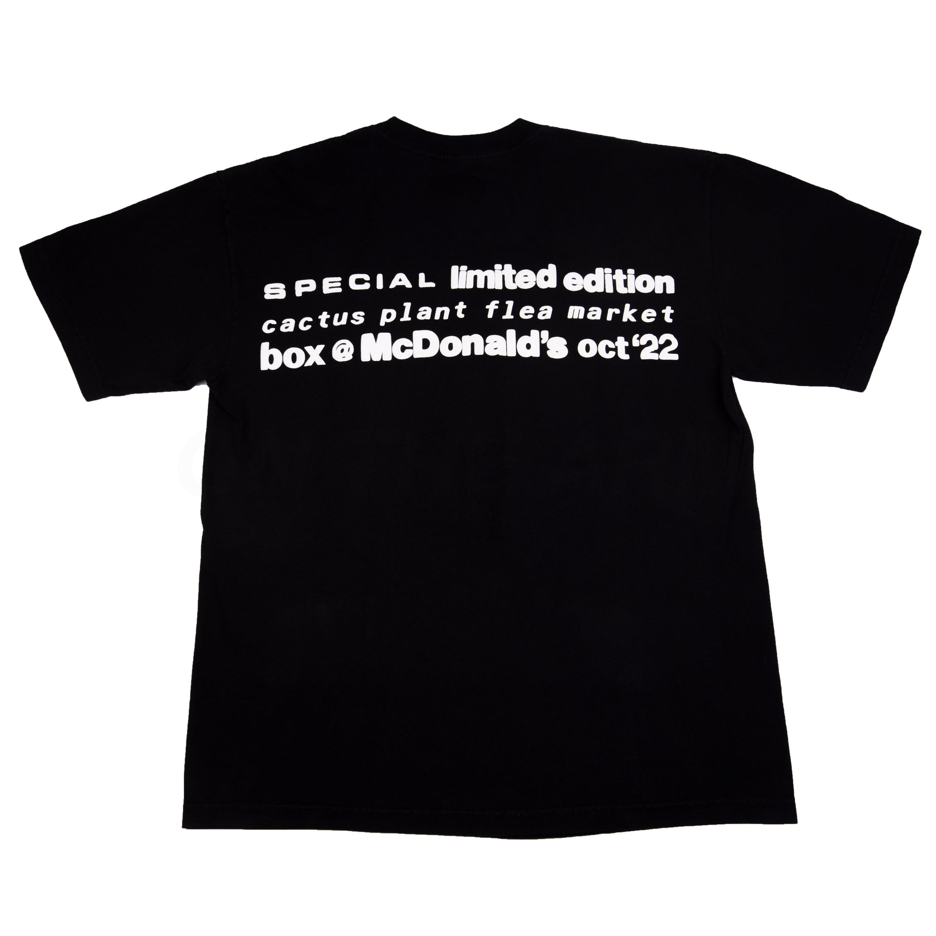 Cactus Plant Flea Market Black McDonalds Tee