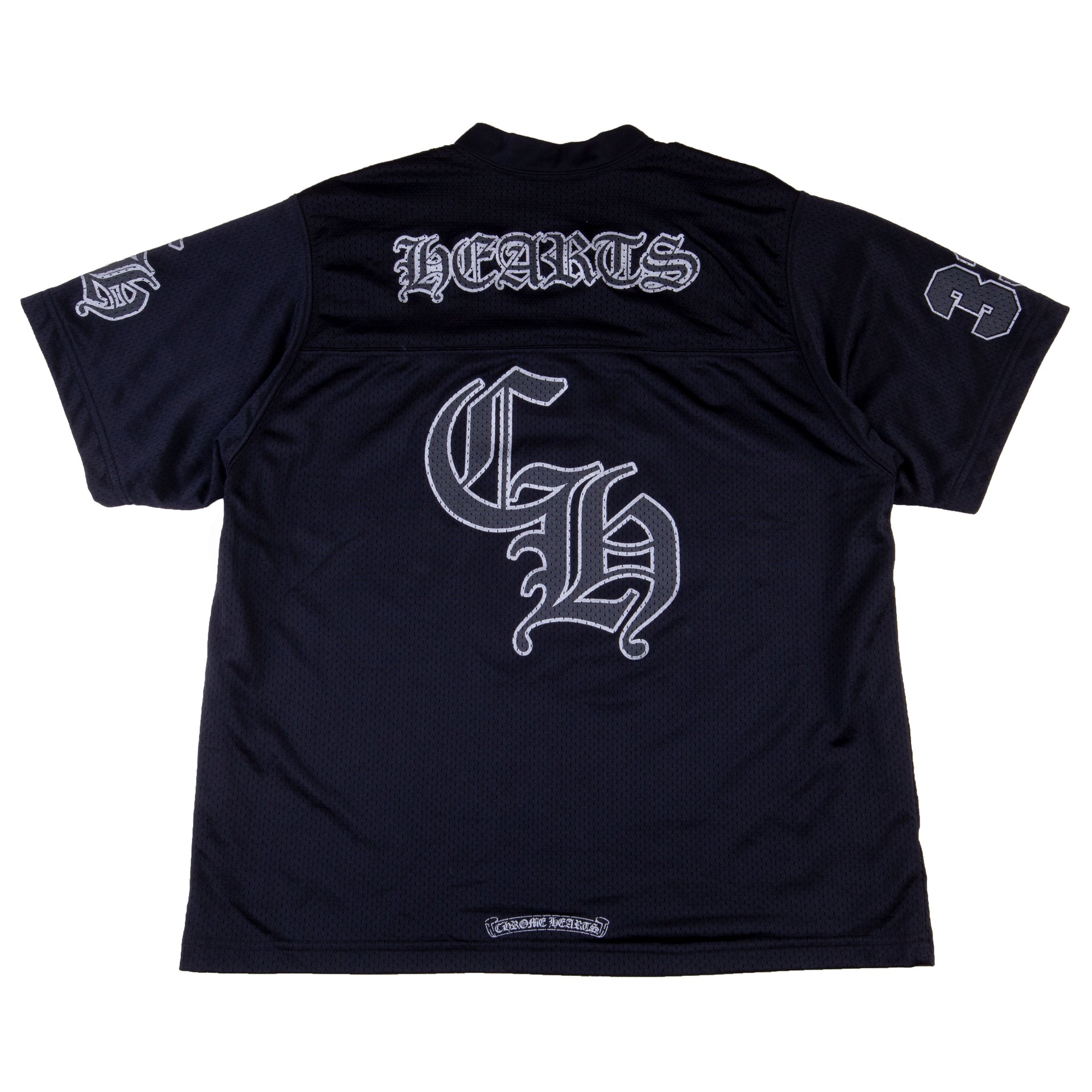 Chrome Hearts Black Stadium Mesh Jersey PRE-OWNED