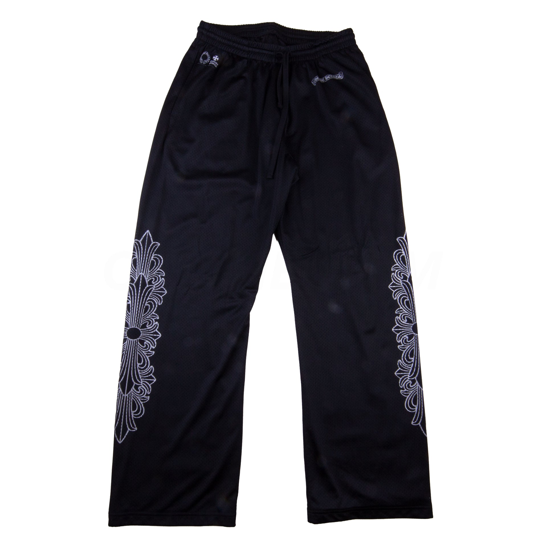 Chrome Hearts Black Mesh Stadium Pants PRE-OWNED