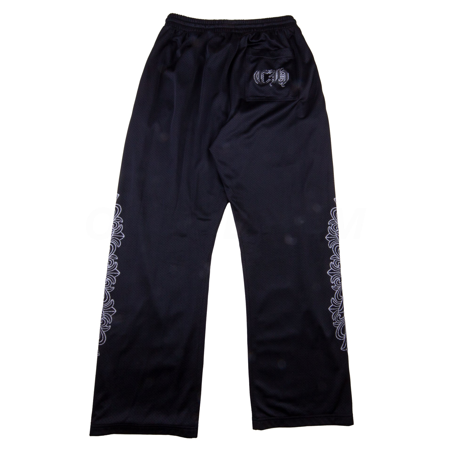 Chrome Hearts Black Mesh Stadium Pants PRE-OWNED