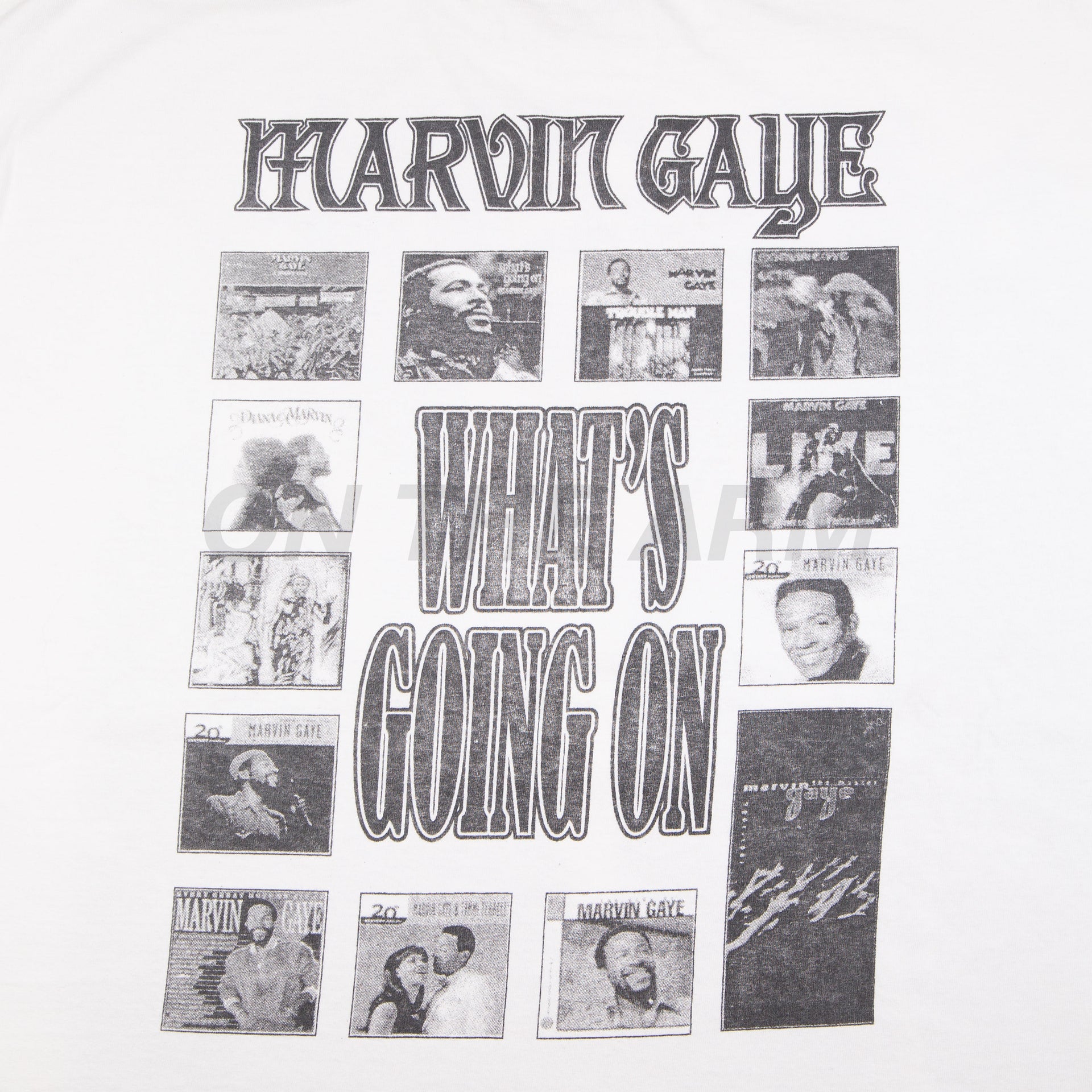 Vintage White Marvin Gaye Bootleg Tee (2000's)