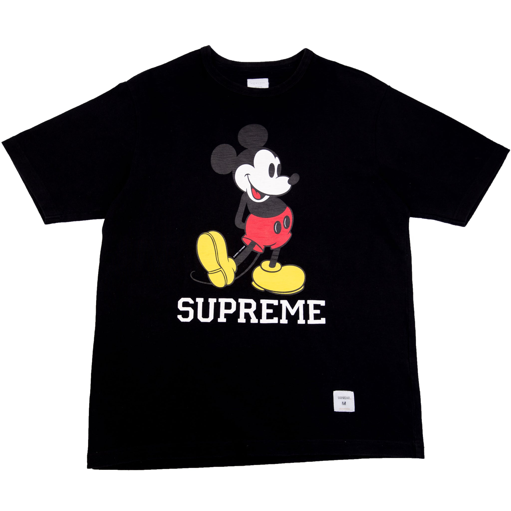 Supreme Black Mickey Tee (2009) PRE-OWNED