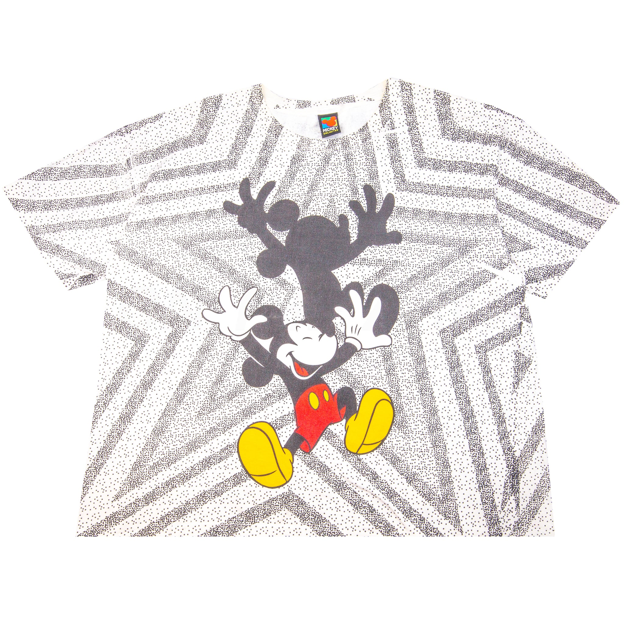 Vintage White Mickey Star Tee (1990's)