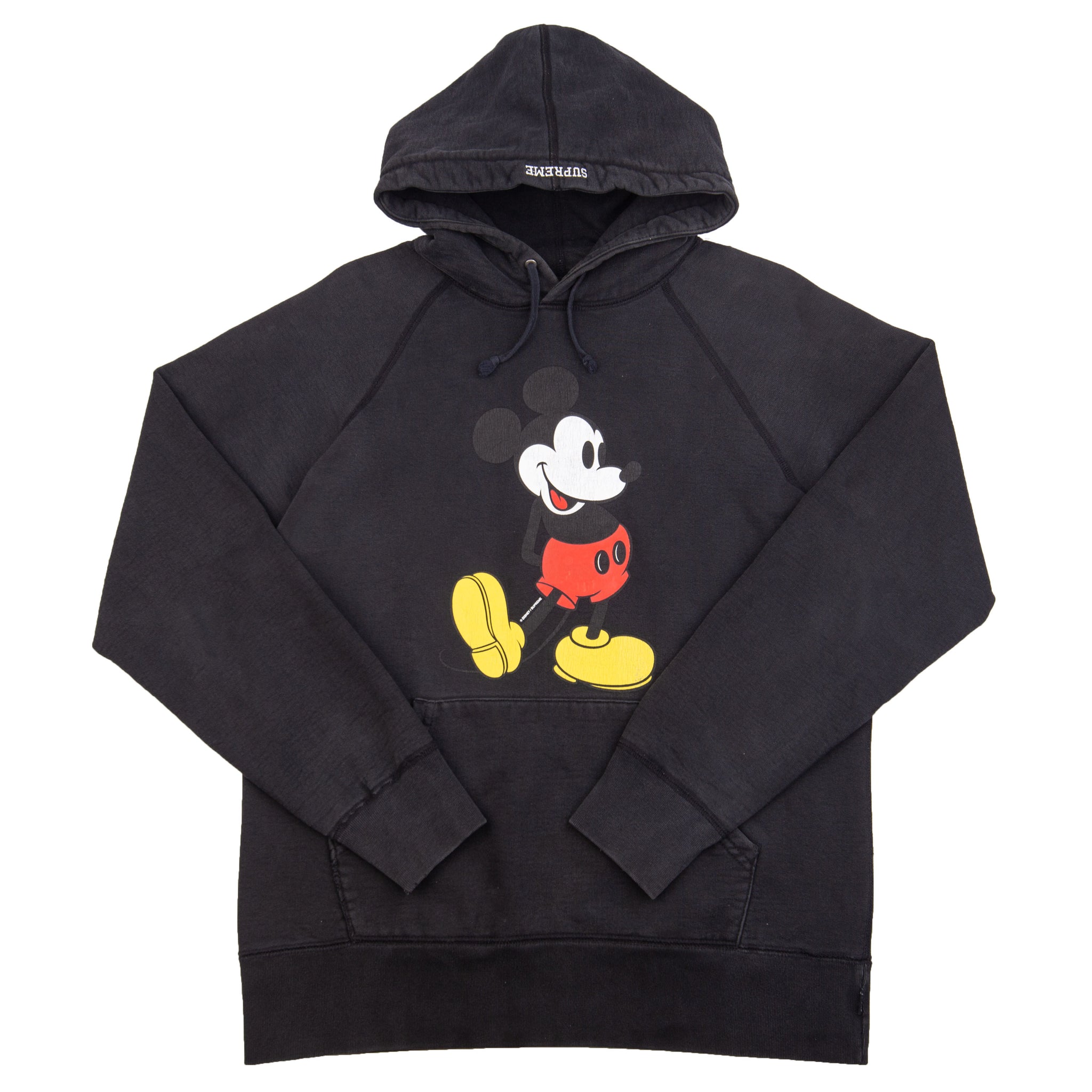 Supreme Black Disney Mickey Mouse Hoodie (2009) PRE-OWNED