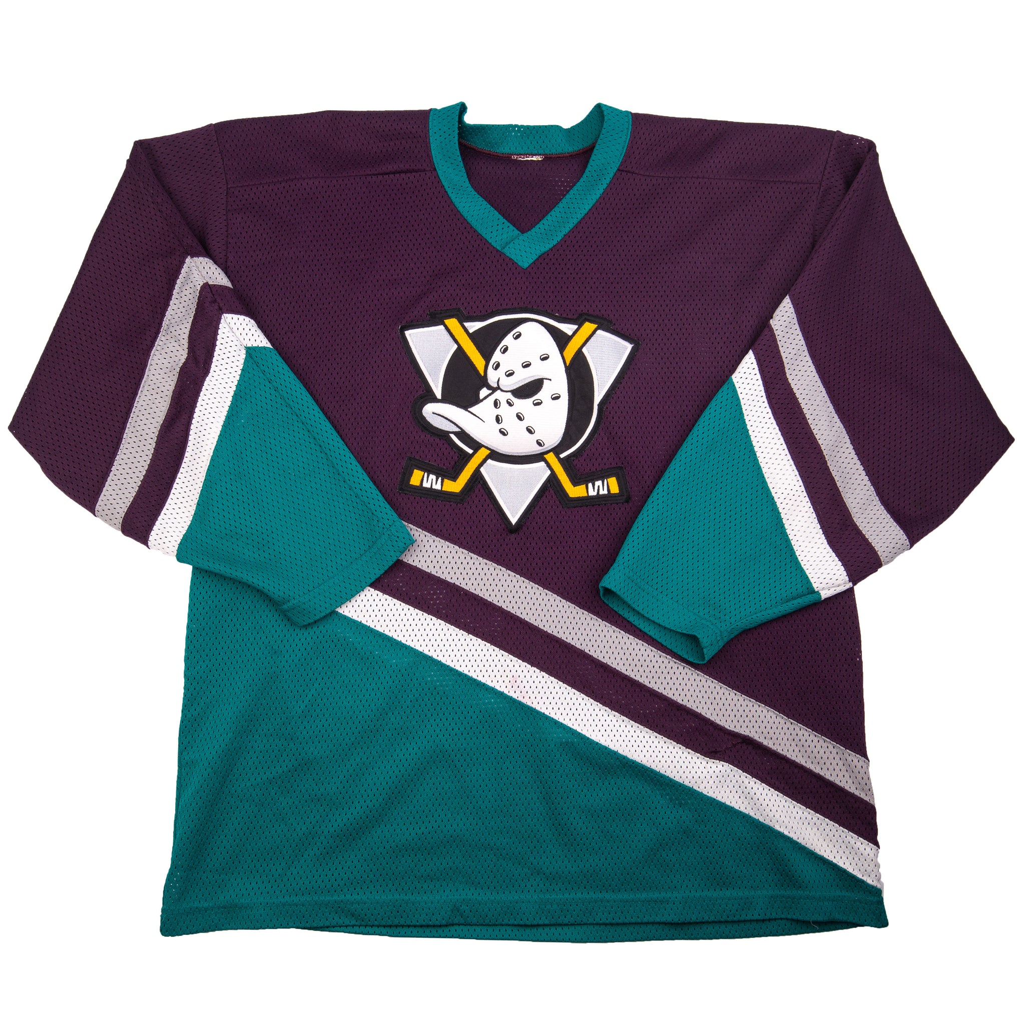 Vintage Purple Mighty Ducks Hockey Jersey (2000's)