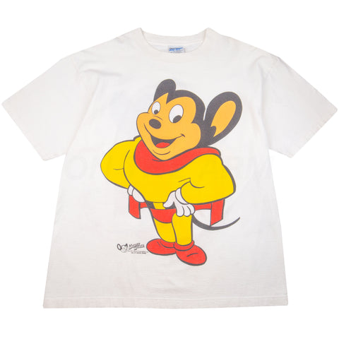 Vintage White Mighty Mouse Tee (1993)