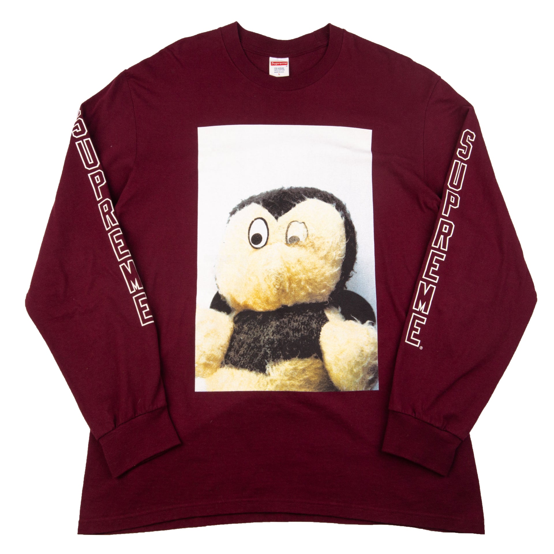 Supreme Maroon Mike Kelley AhhYouth! L/S PRE-OWNED