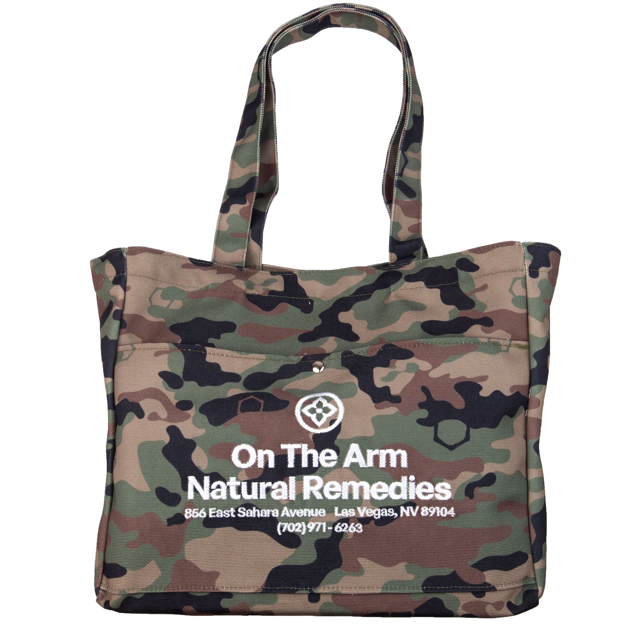OTA Military Camo Natural Remedies Tote Bag