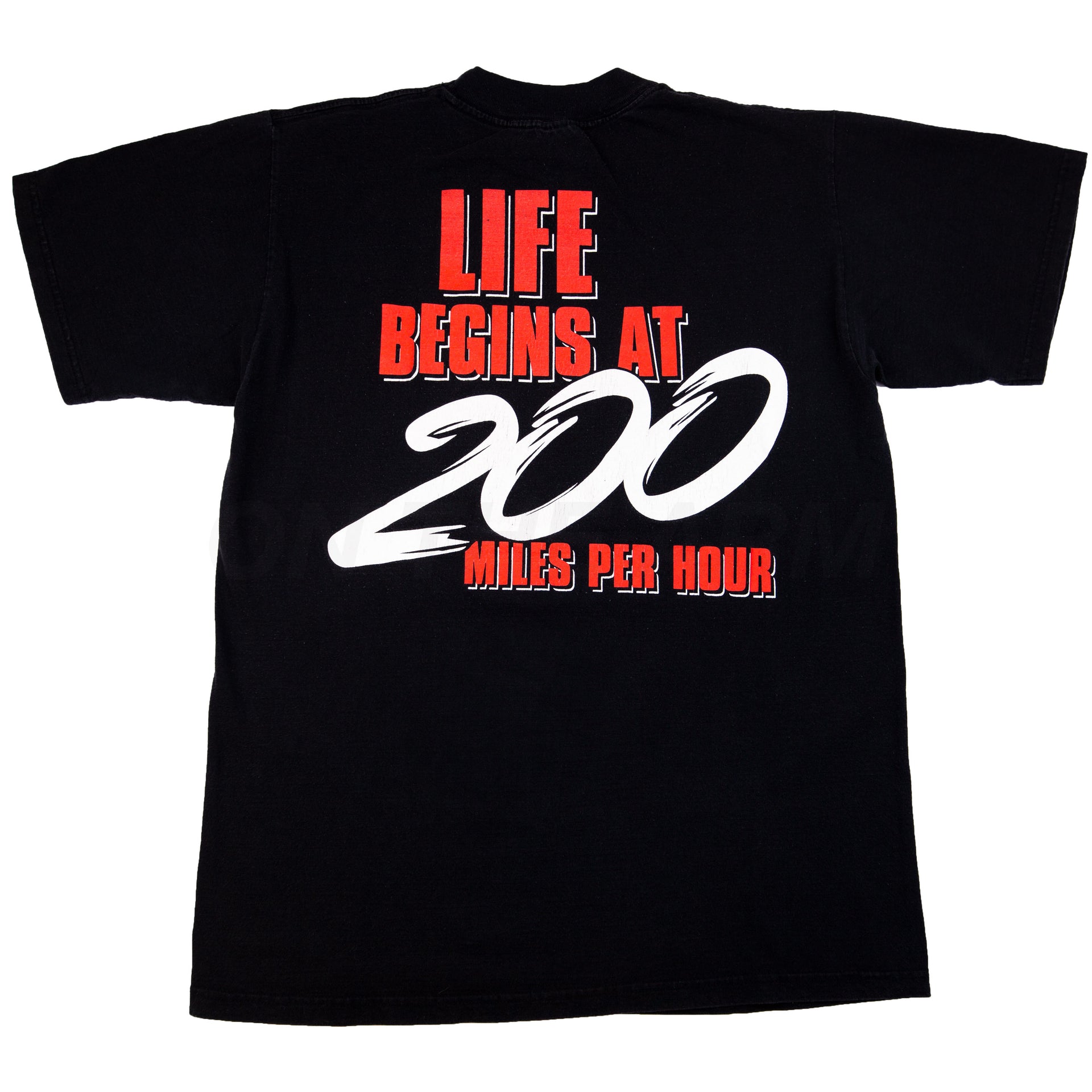 Vintage Black Miller Lite Racing Tee (2000)