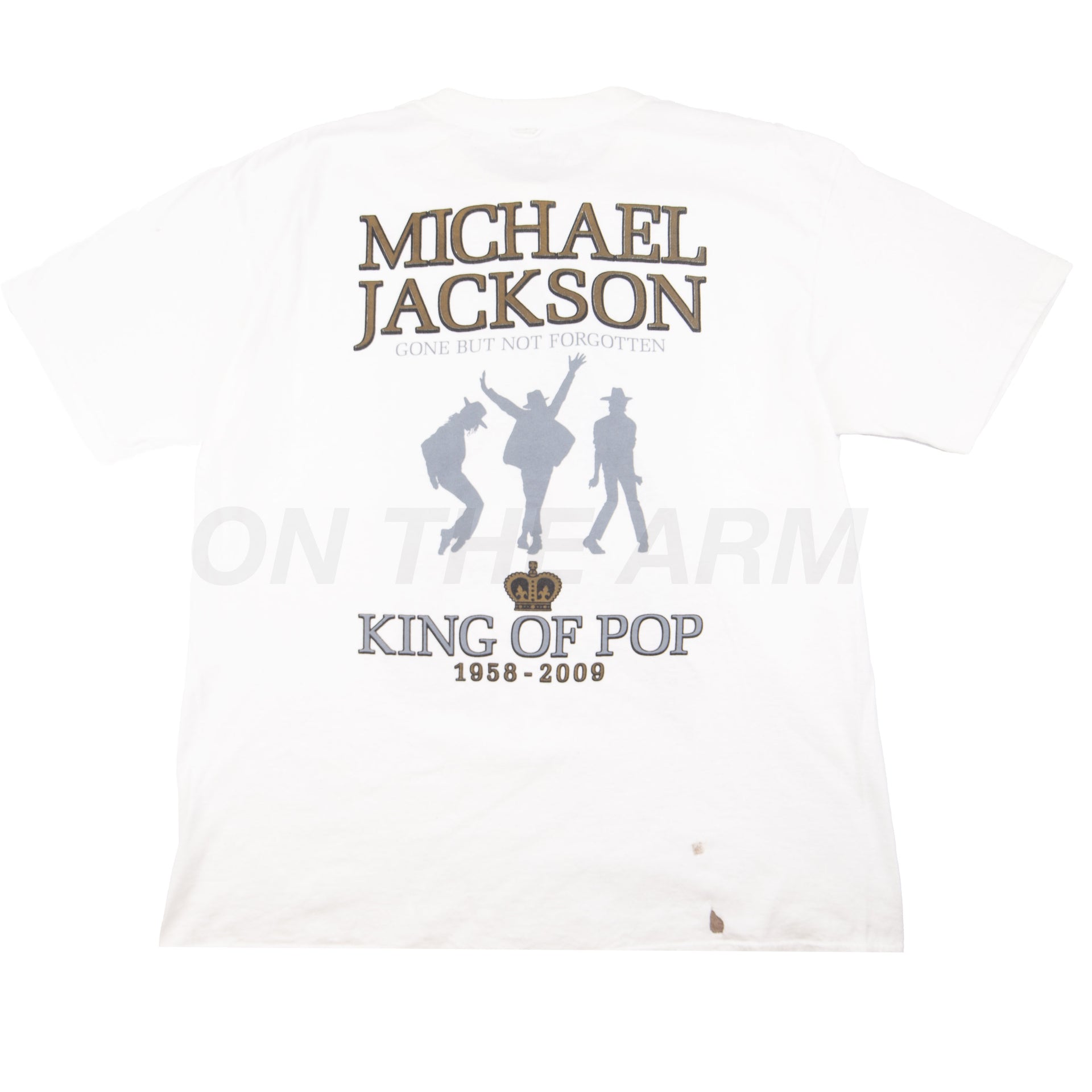 Vintage White MJ King Of Pop Tee (2000)
