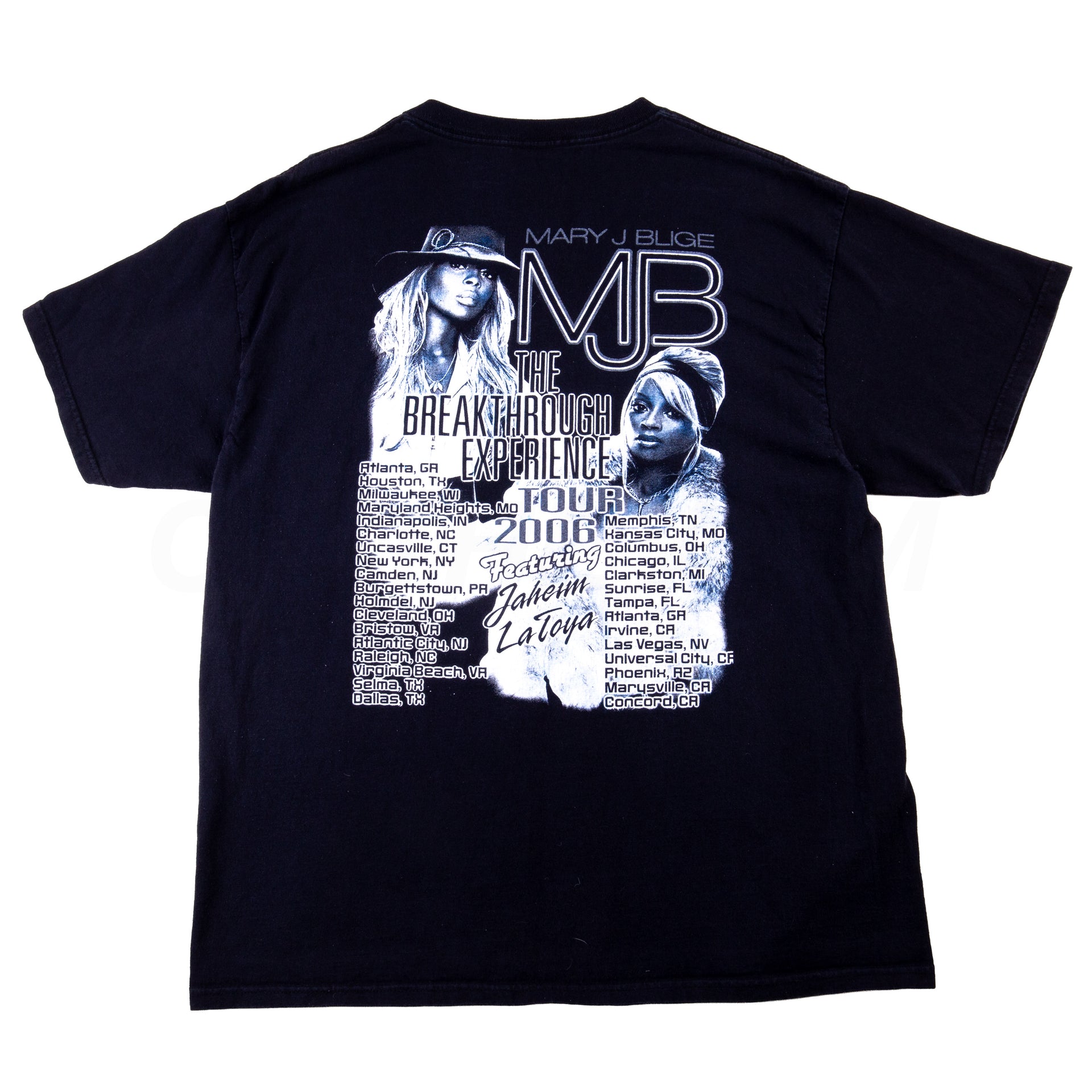 Vintage Black Mary J. Blige The Breakthrough Experience Tour Tee (2006)