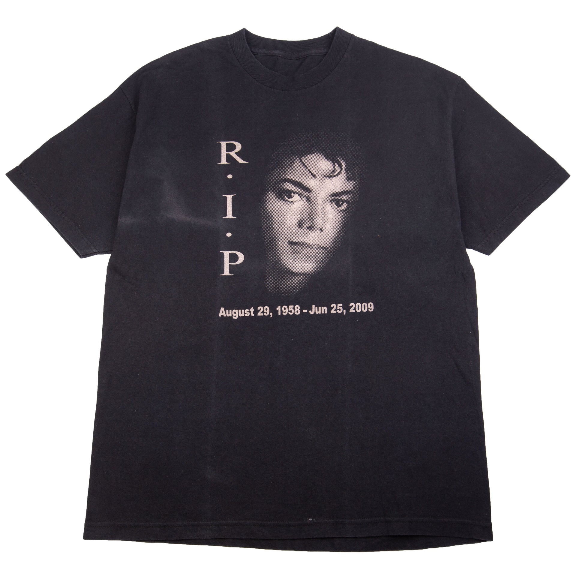 Vintage Black Michael Jackson Tribute Tee (2009)