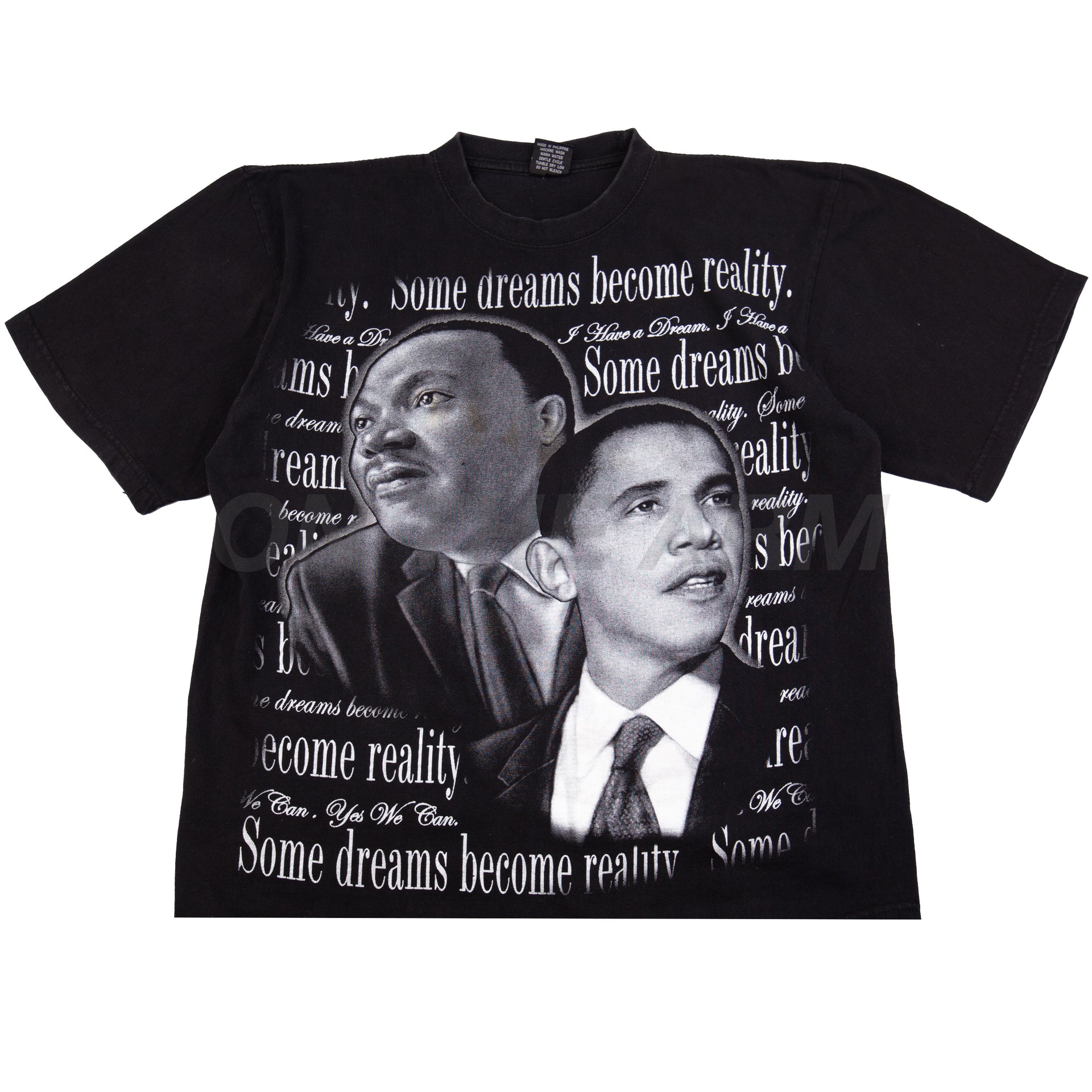 Vintage Black MLK Obama Tee (2000's)