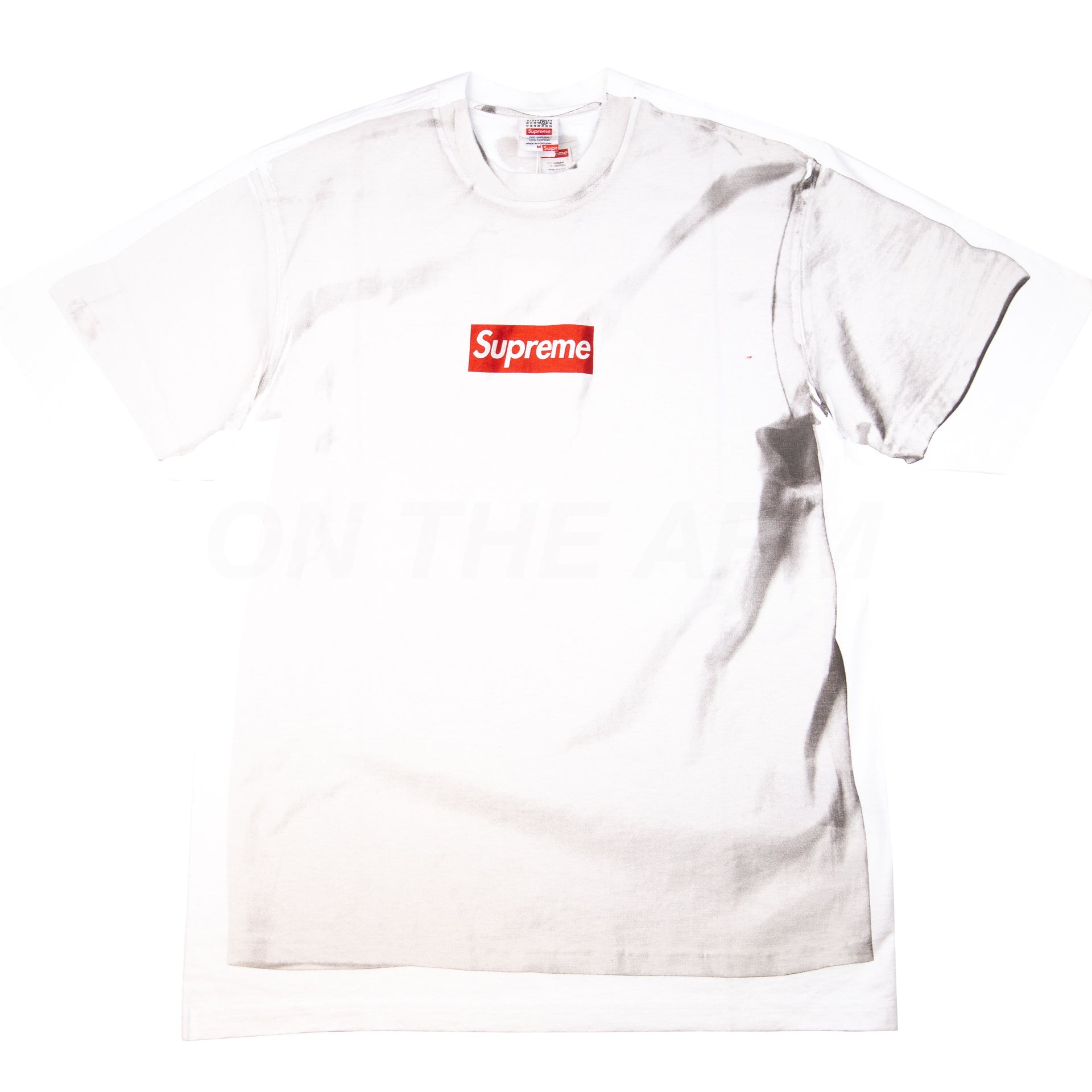 Supreme White Maison Margiela MM6 Box Logo Tee