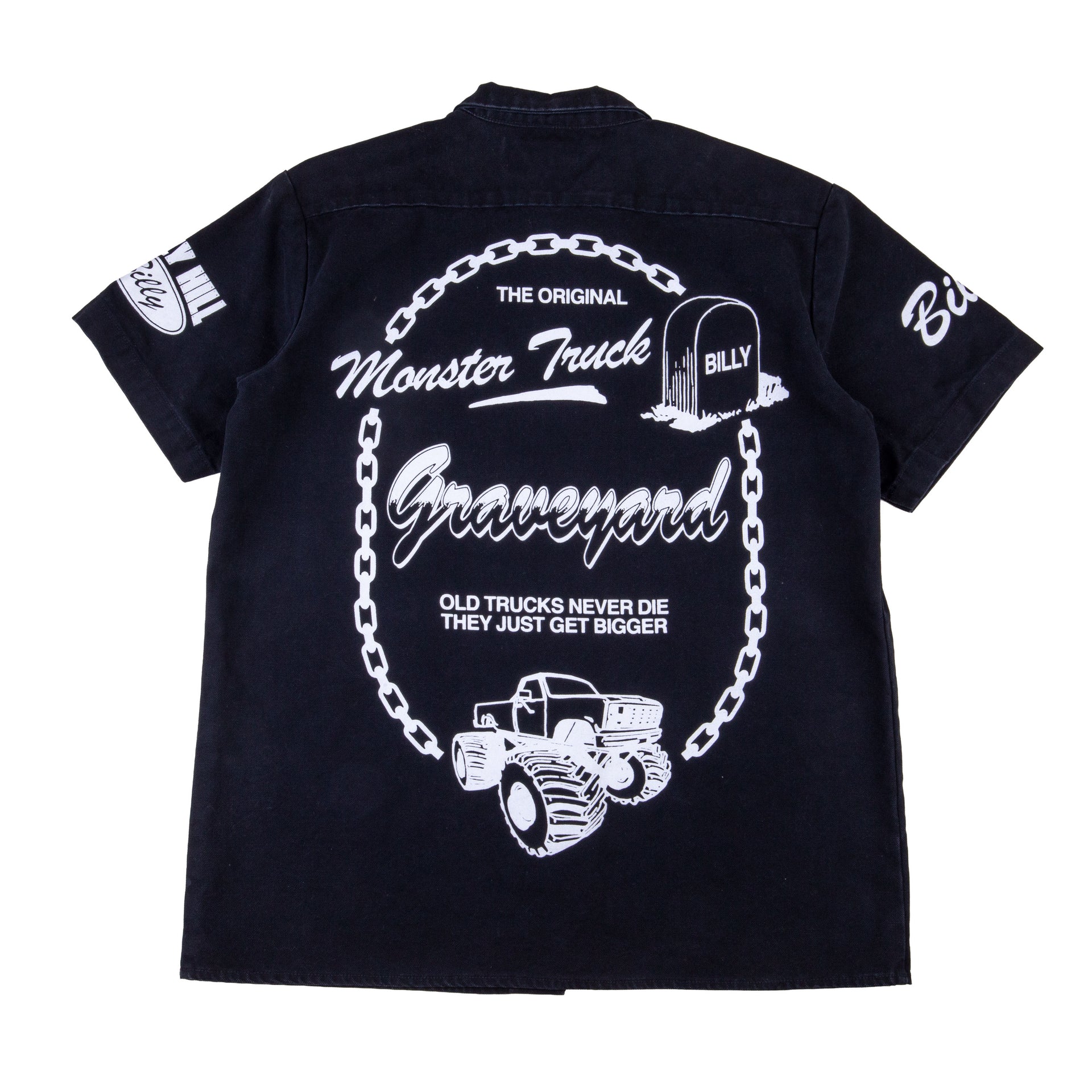 Billy Hill Black Trucks Button Up PRE-OWNED