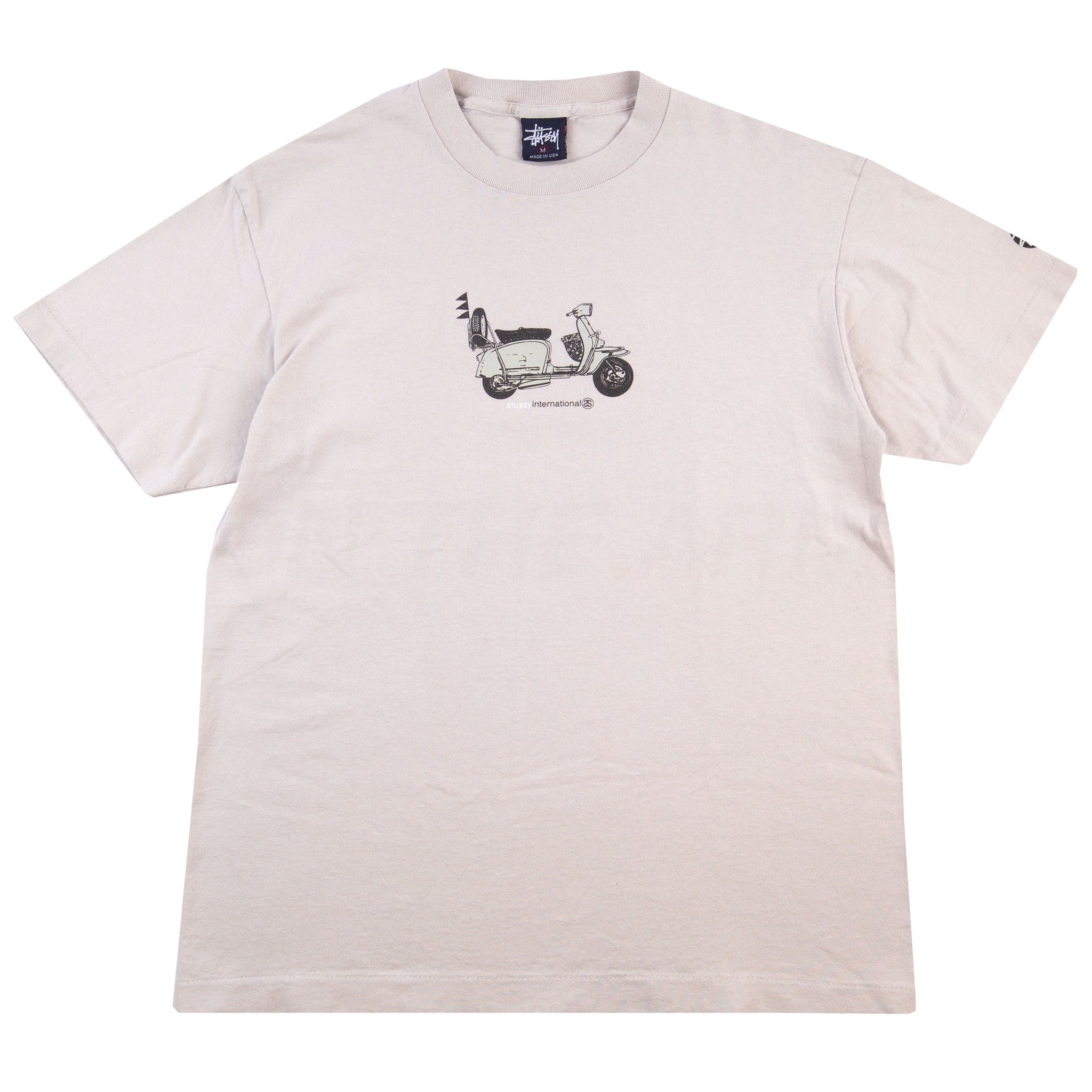 Stussy International Moped Tee (2000's) PRE-OWNED