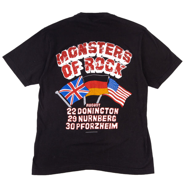 Vintage Black Monsters of Rock Tee (1987)