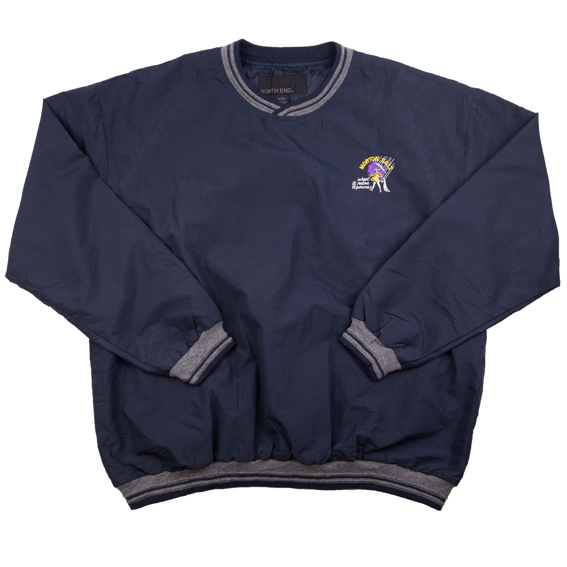 Vintage Black Morton Salt Girl Warm Up Pullover (2000's)
