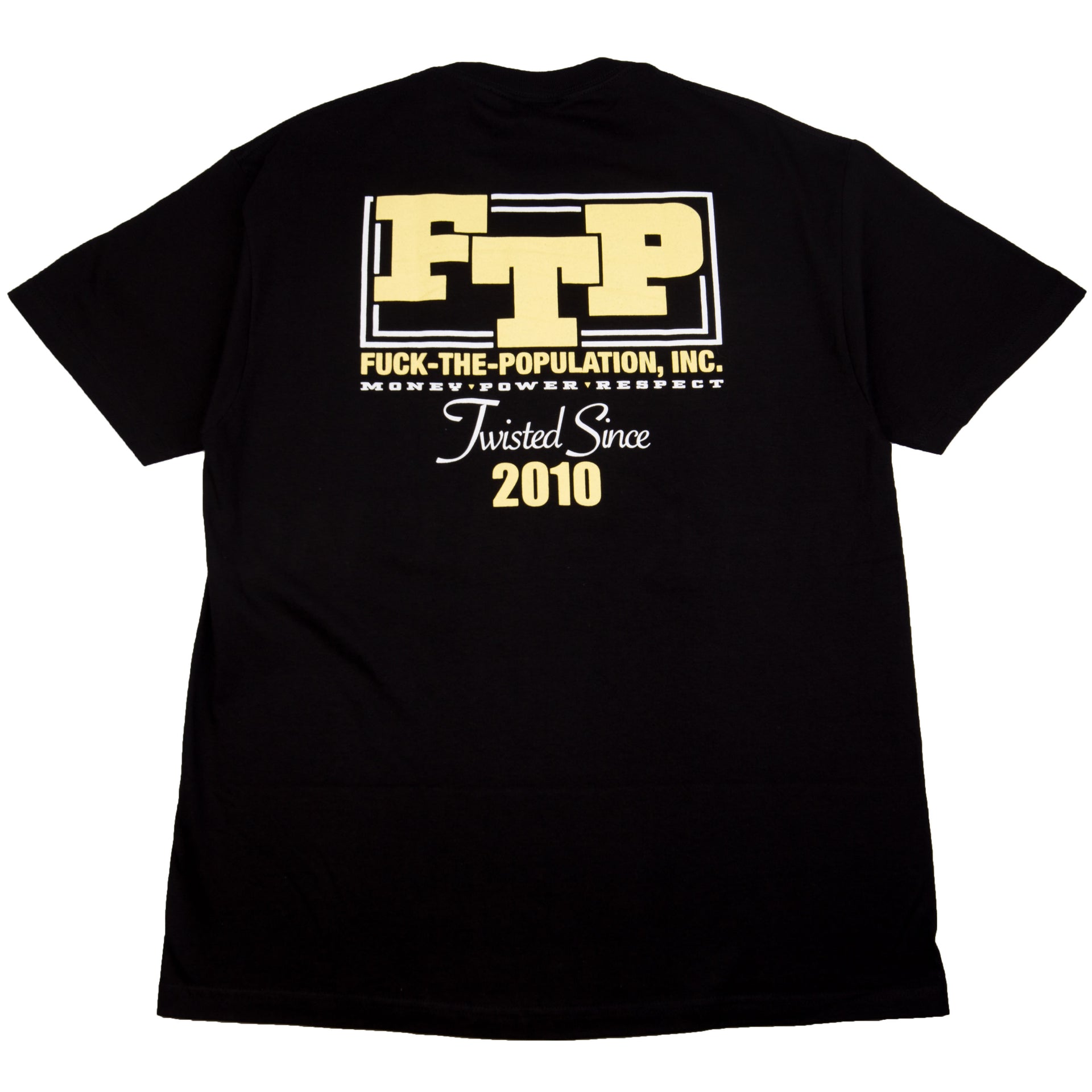 FTP Black Money Power Respect Tee