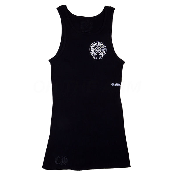 Chrome Hearts Black Horseshoe Tank Top