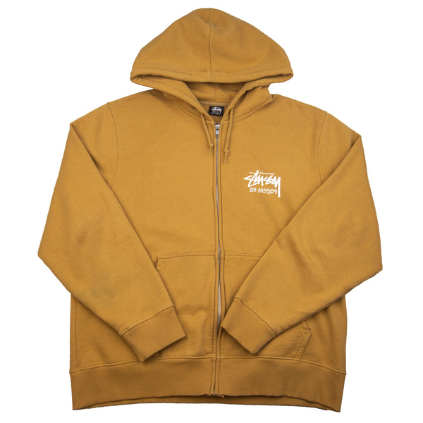 Stussy Khaki Los Angeles Chapter Zip Up PRE-OWNED