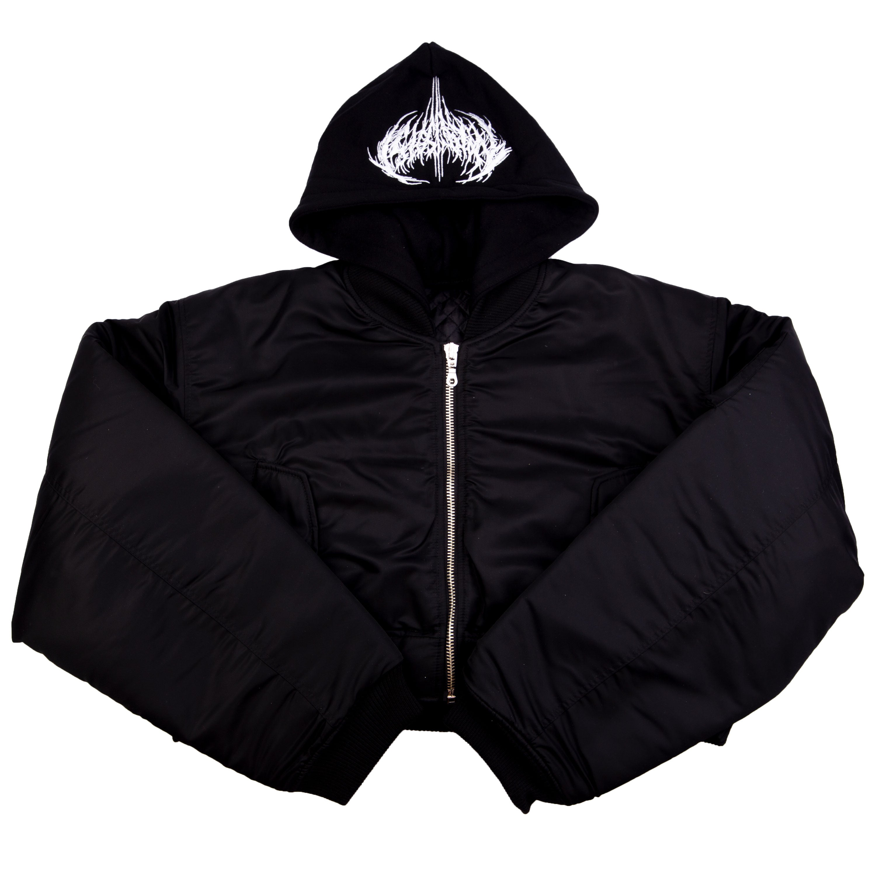 ジャケット・アウター Playboi carti Narcissist Bomber Jacket Playboi Carti Black Narcissist Cropped Bomber Jacket