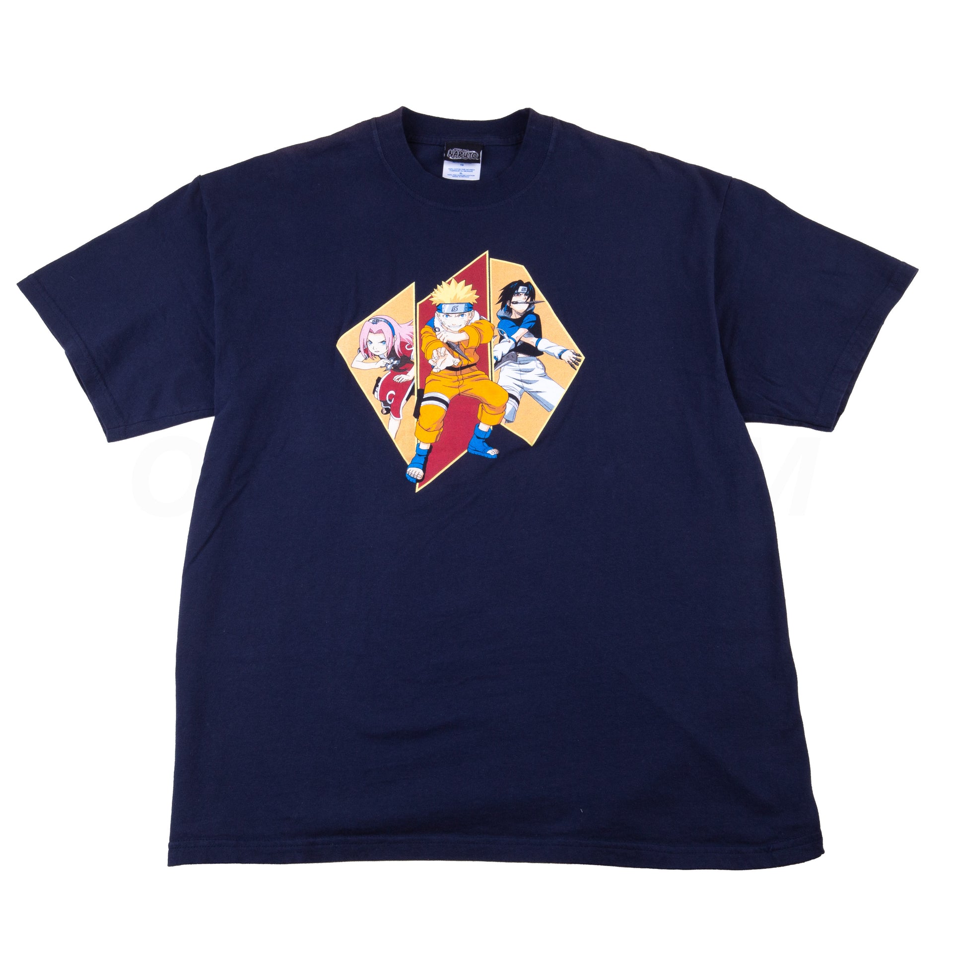 Vintage Navy Naruto Team 7 Tee (2000's)