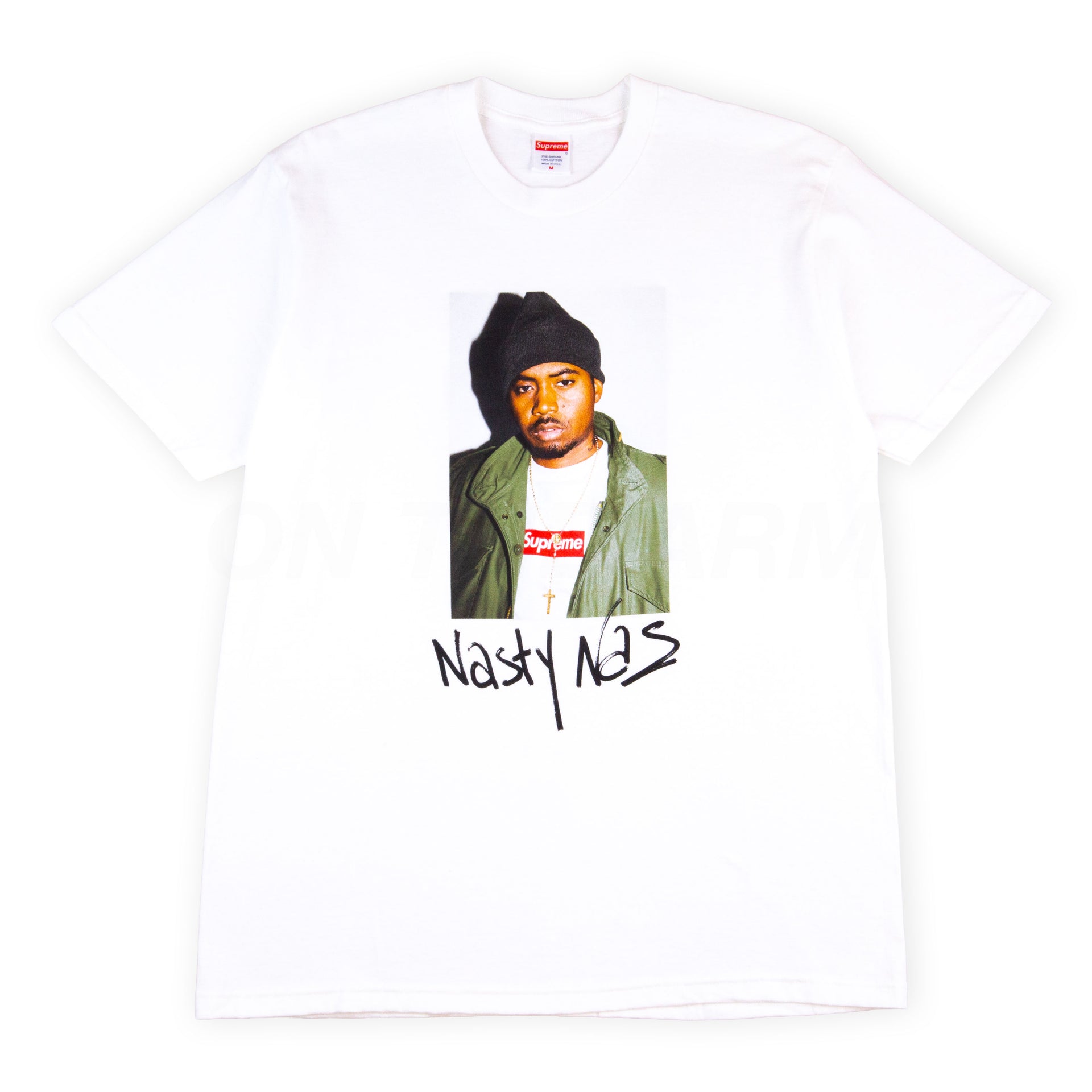 Supreme White Nas Photo Tee