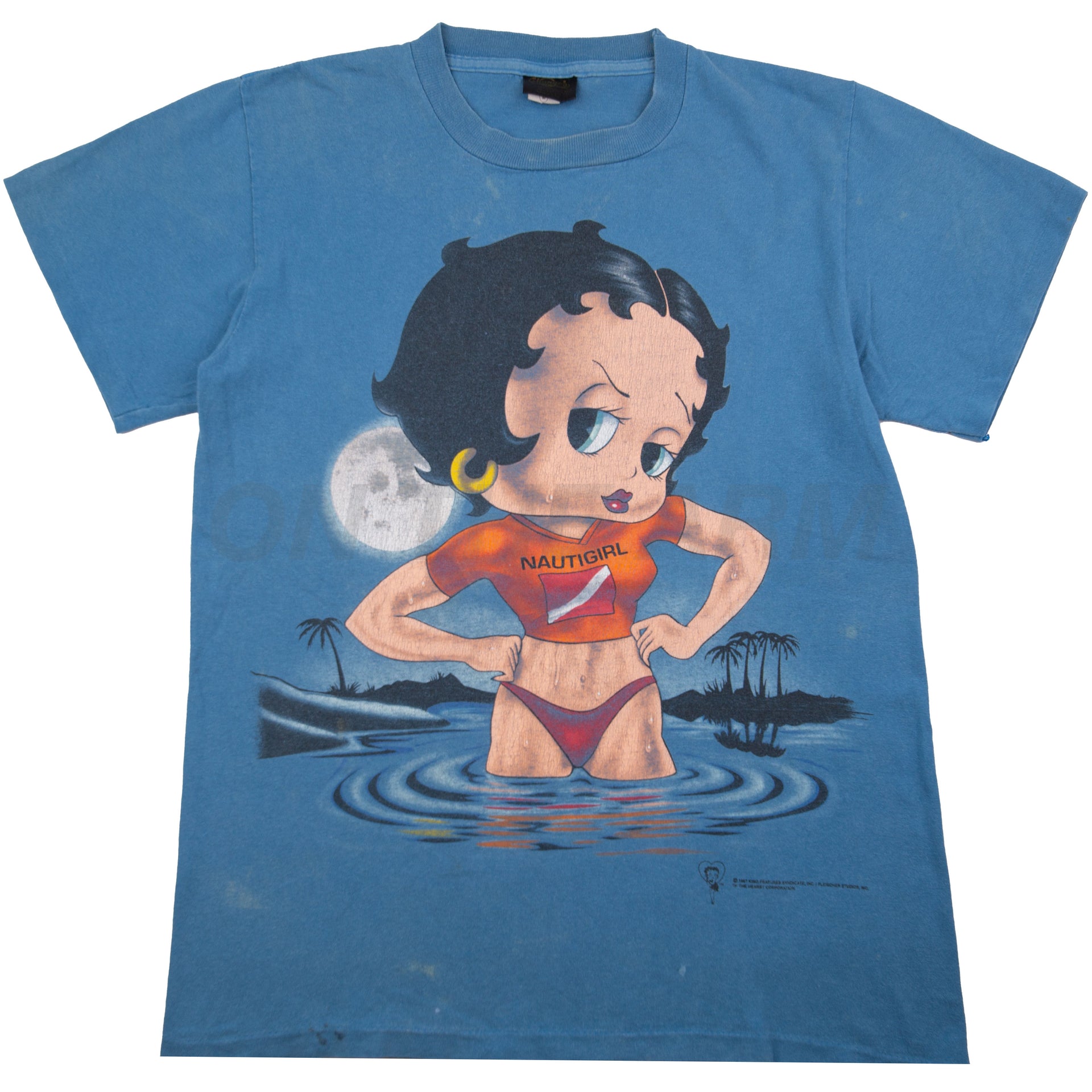 Vintage Blue Betty Boop Nautigirl Tee (1997)
