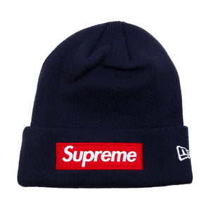 Supreme Navy FW24 Box Logo Beanie