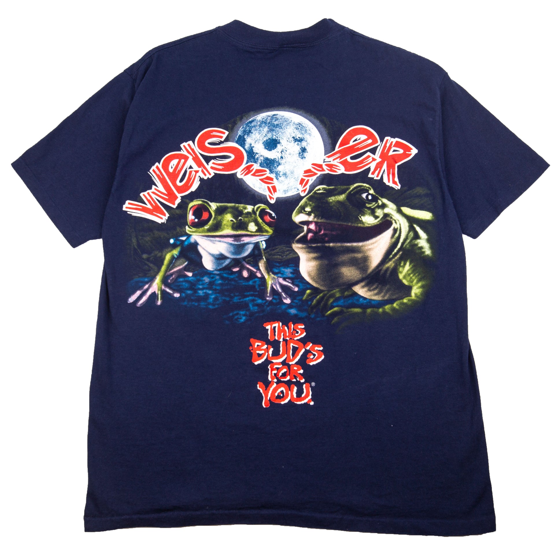 Vintage Navy Budweiser Frog Tee (1995)