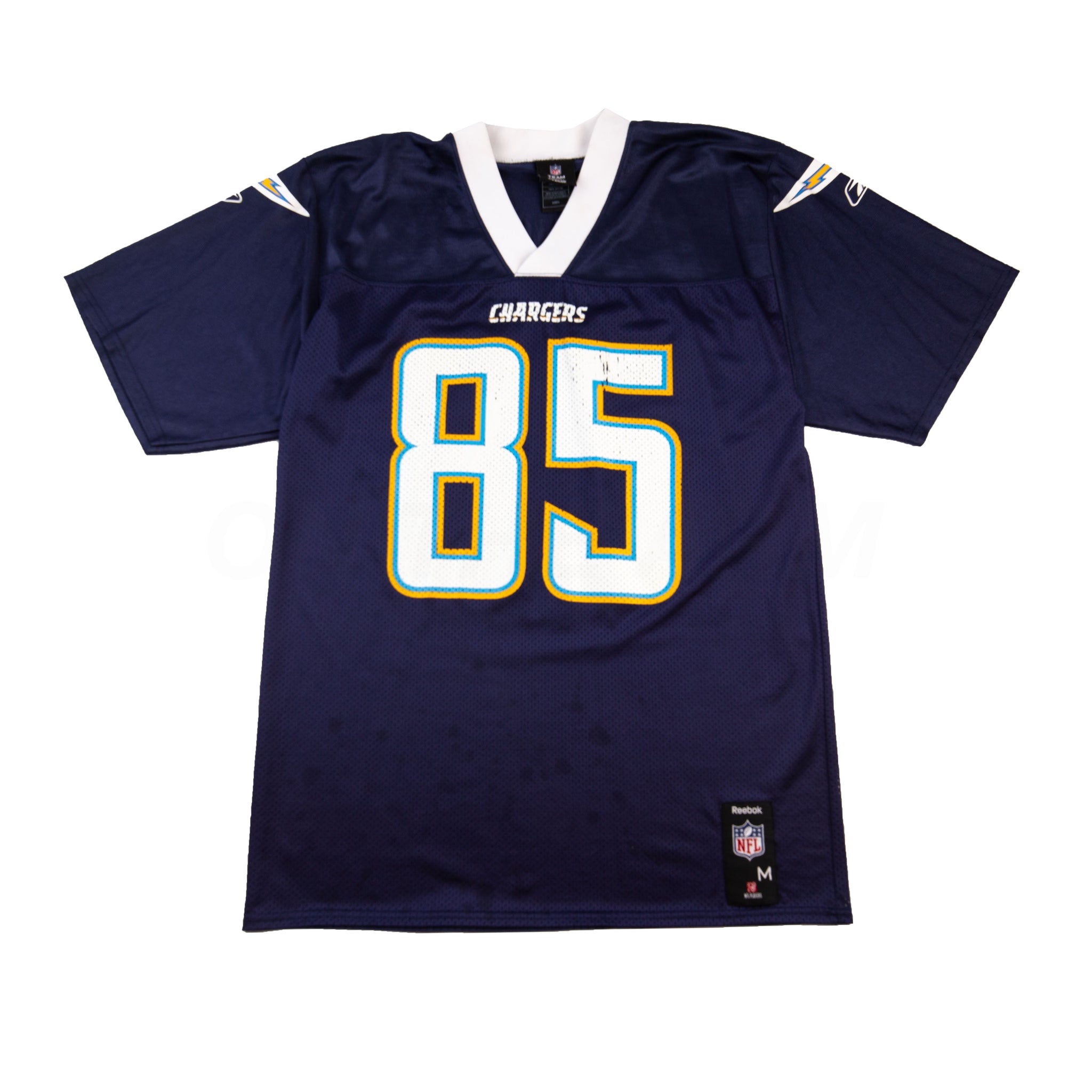Vintage Navy Reebok Chargers Gates Jersey (2000's)