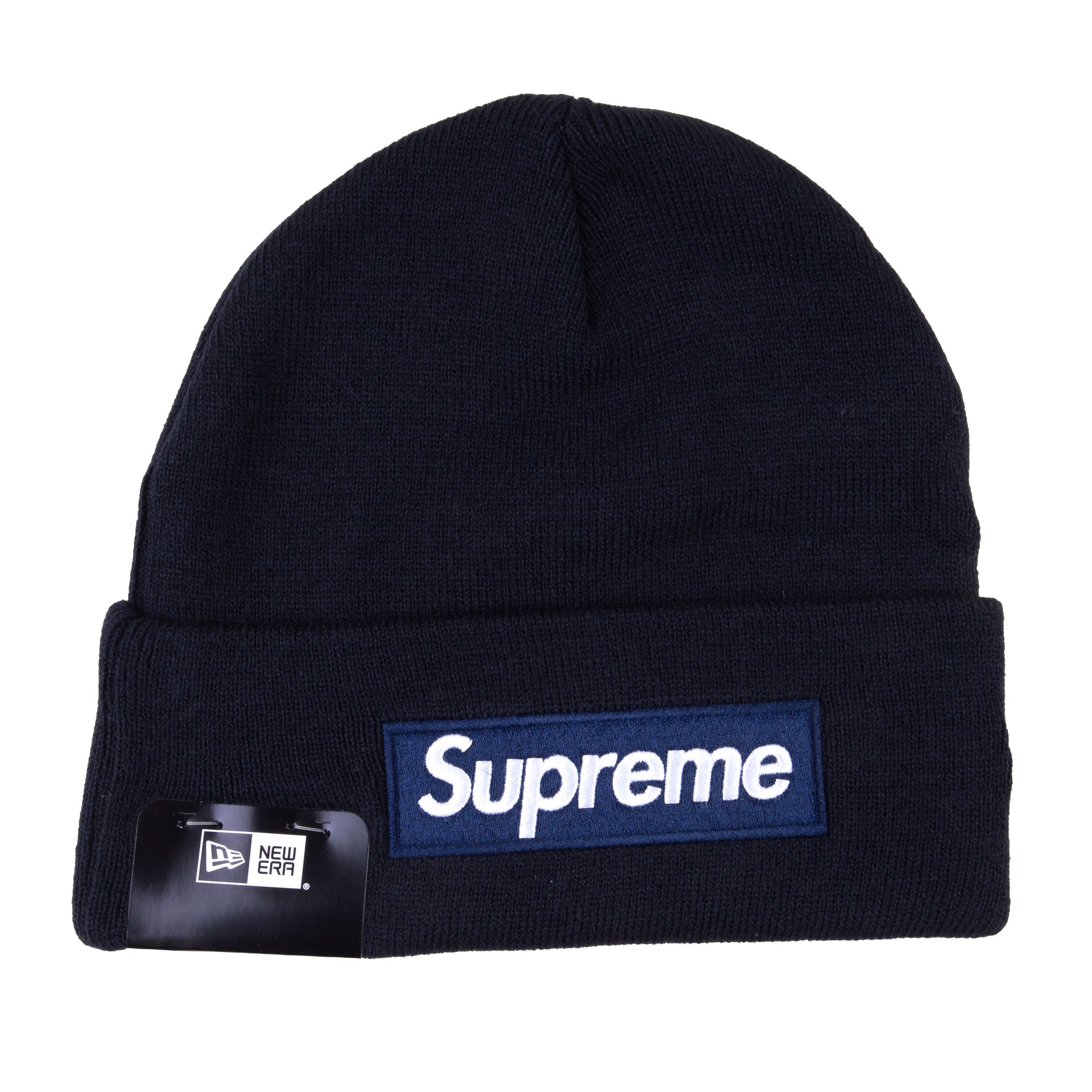 Supreme Navy/Navy Box Logo Beanie