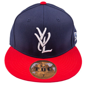 Playboi Carti Navy/Red YVL Fitted Hat