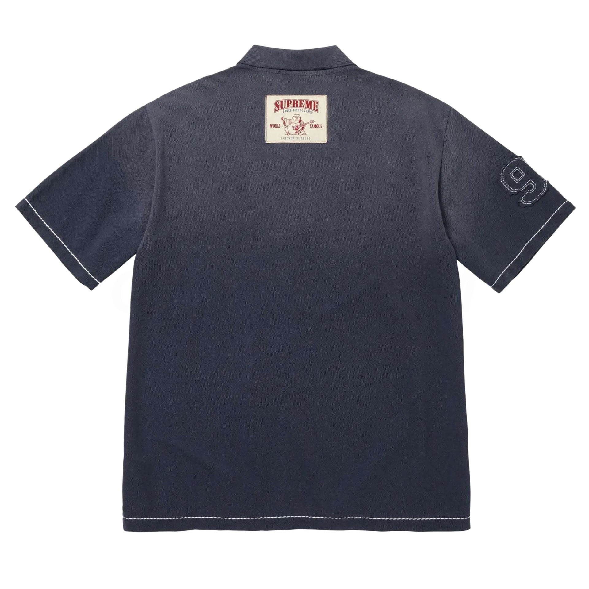 Supreme Navy True Religion Applique Polo