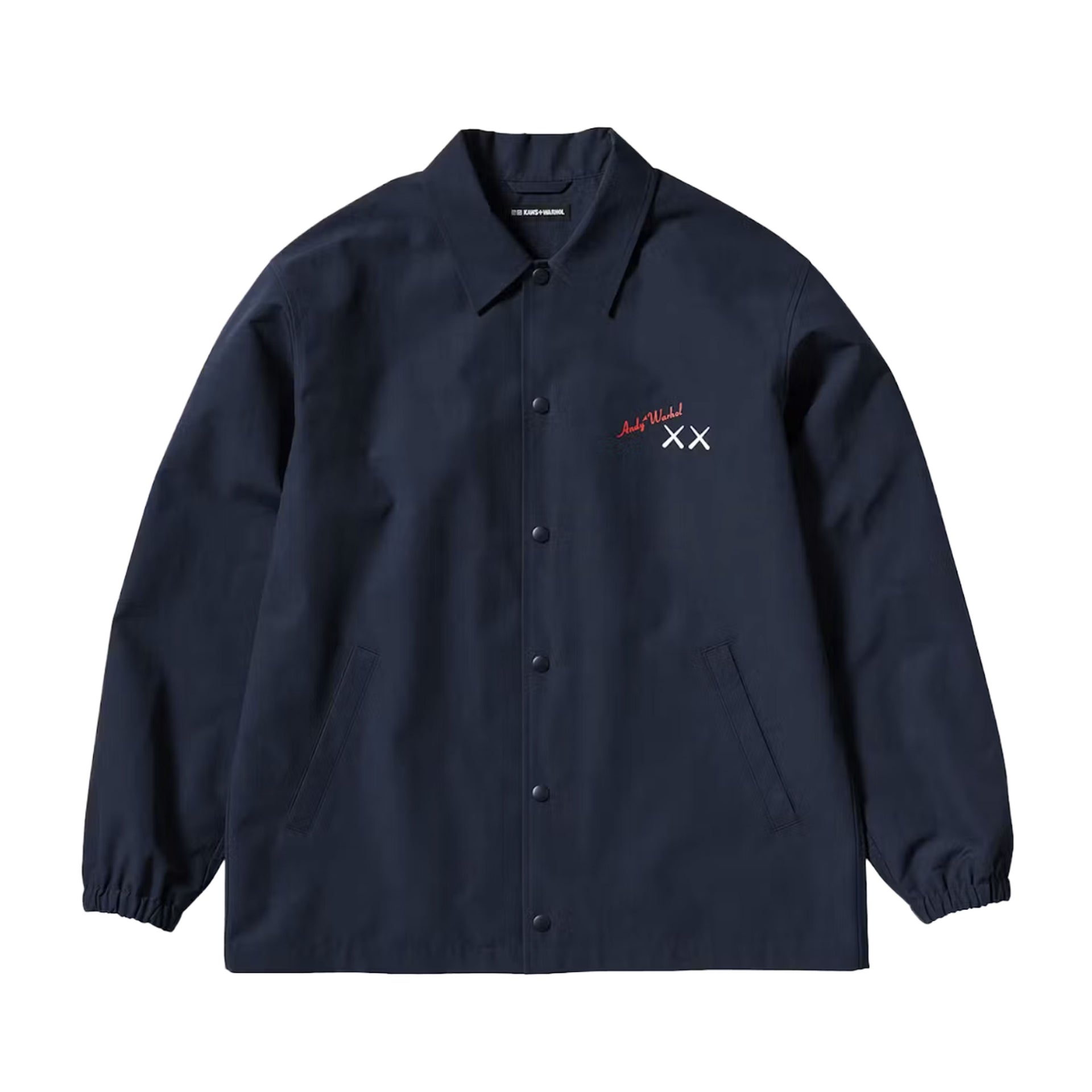 Uniqlo Navy Kaws Andy Warhol Coach Jacket