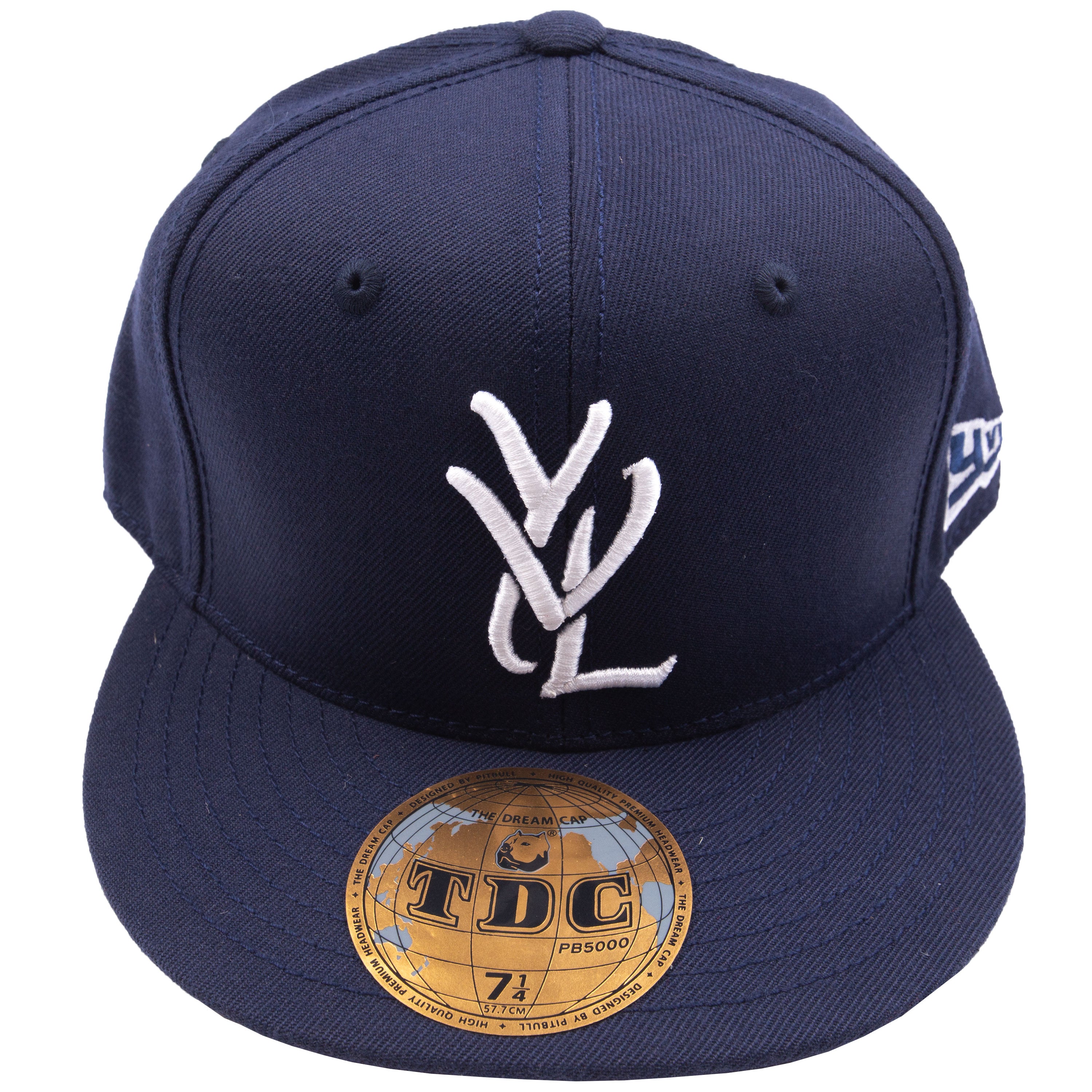 Playboi Carti Navy YVL Fitted Hat