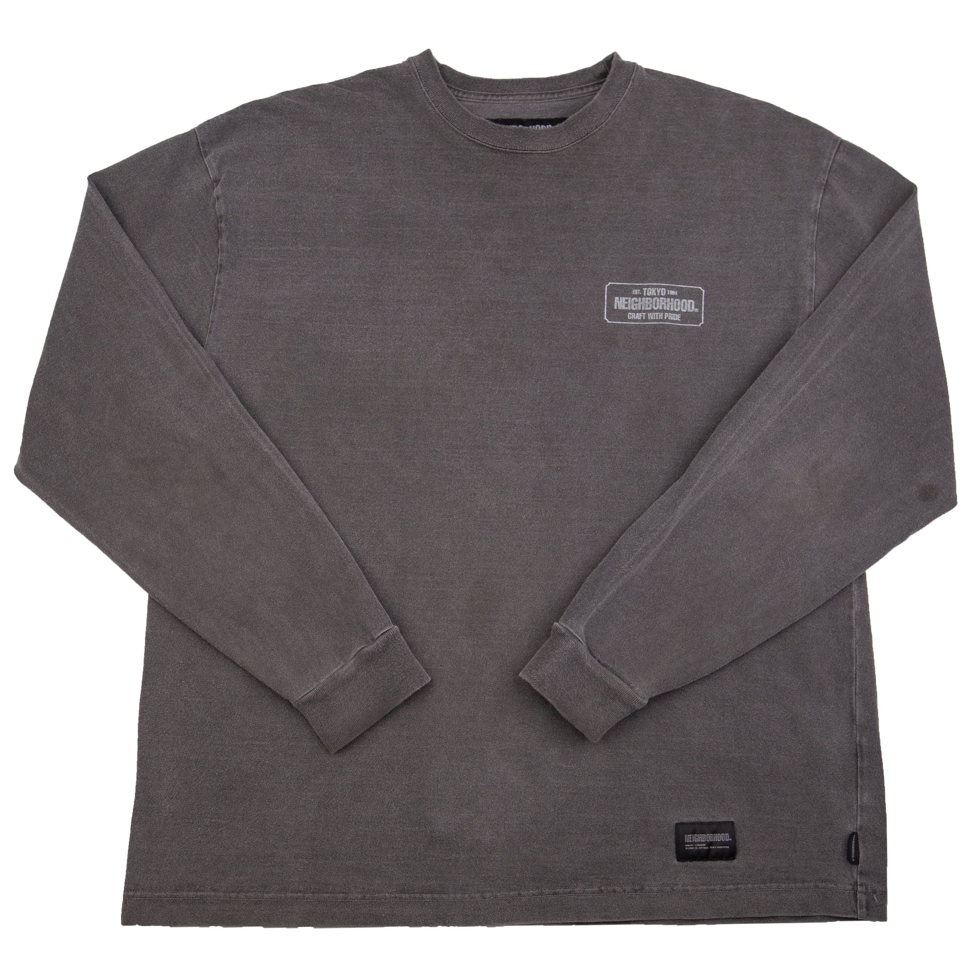 Neighborhood Washed Black No Pain No Gain L/S PRE-OWNED