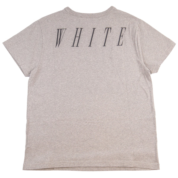 Off-White Grey Nebraska Tee PRE-OWNED