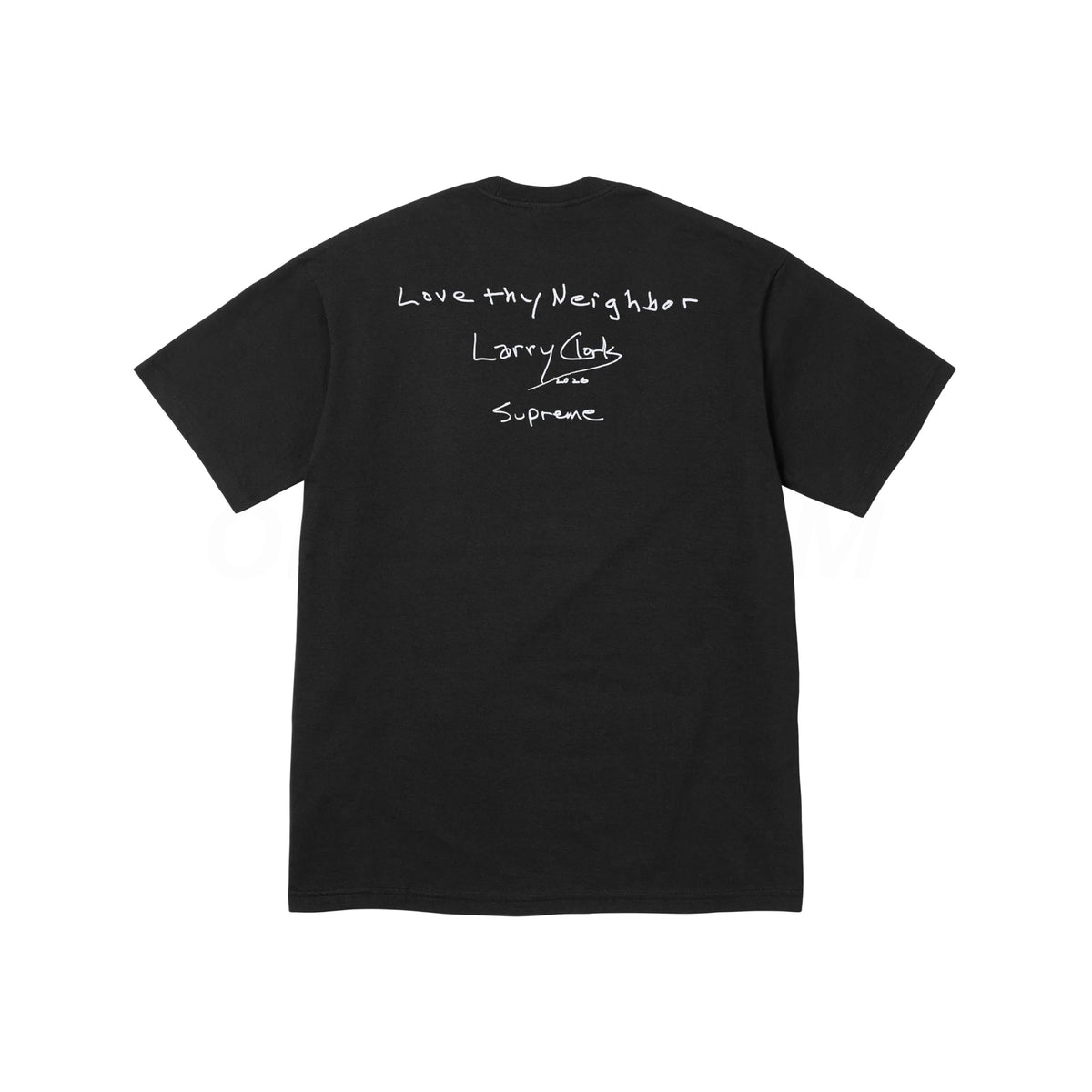Supreme Black Larry Clark Neighbor Tee