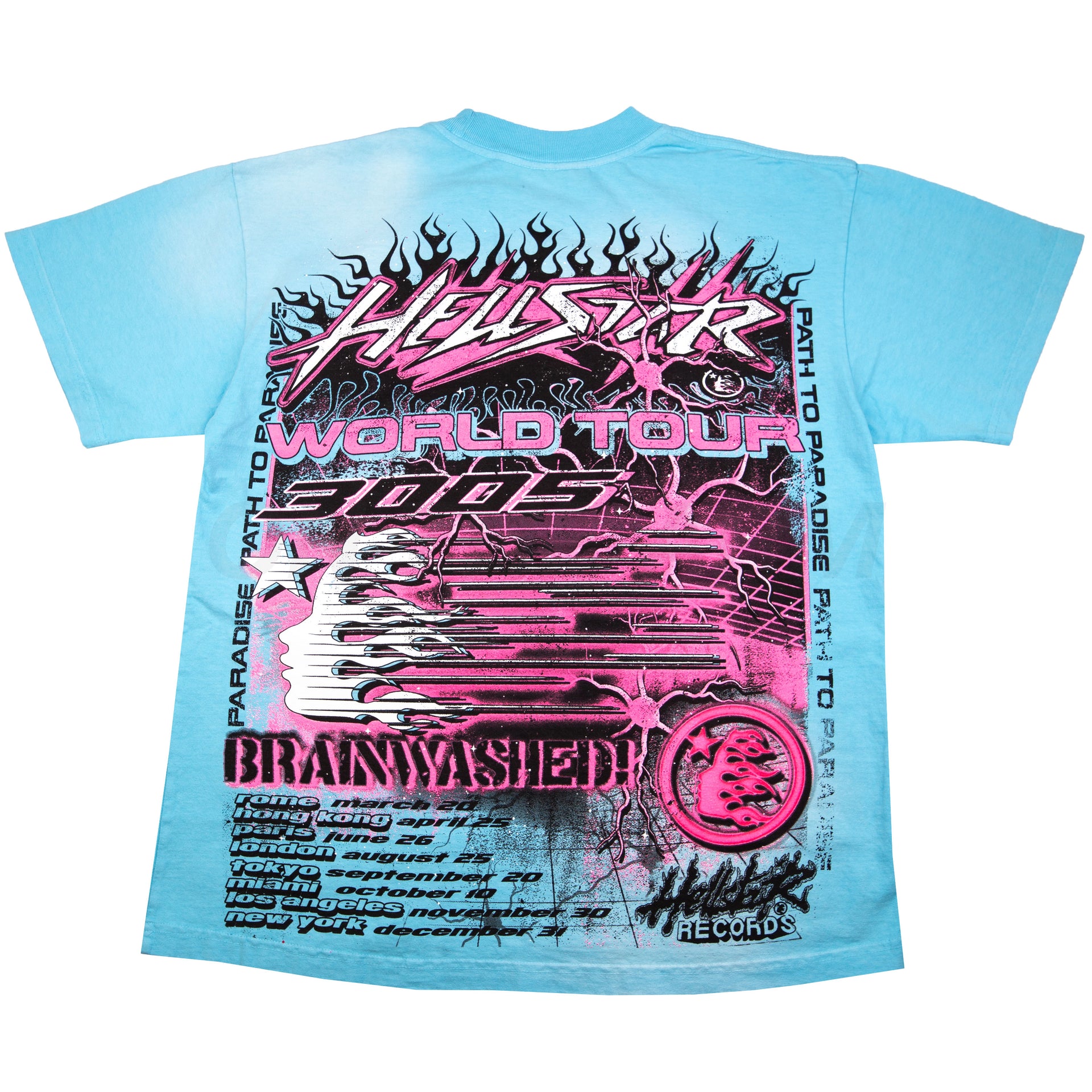 Hellstar Blue Neuron Tour Tee