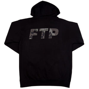 FTP Black Night Camo Logo Hoodie